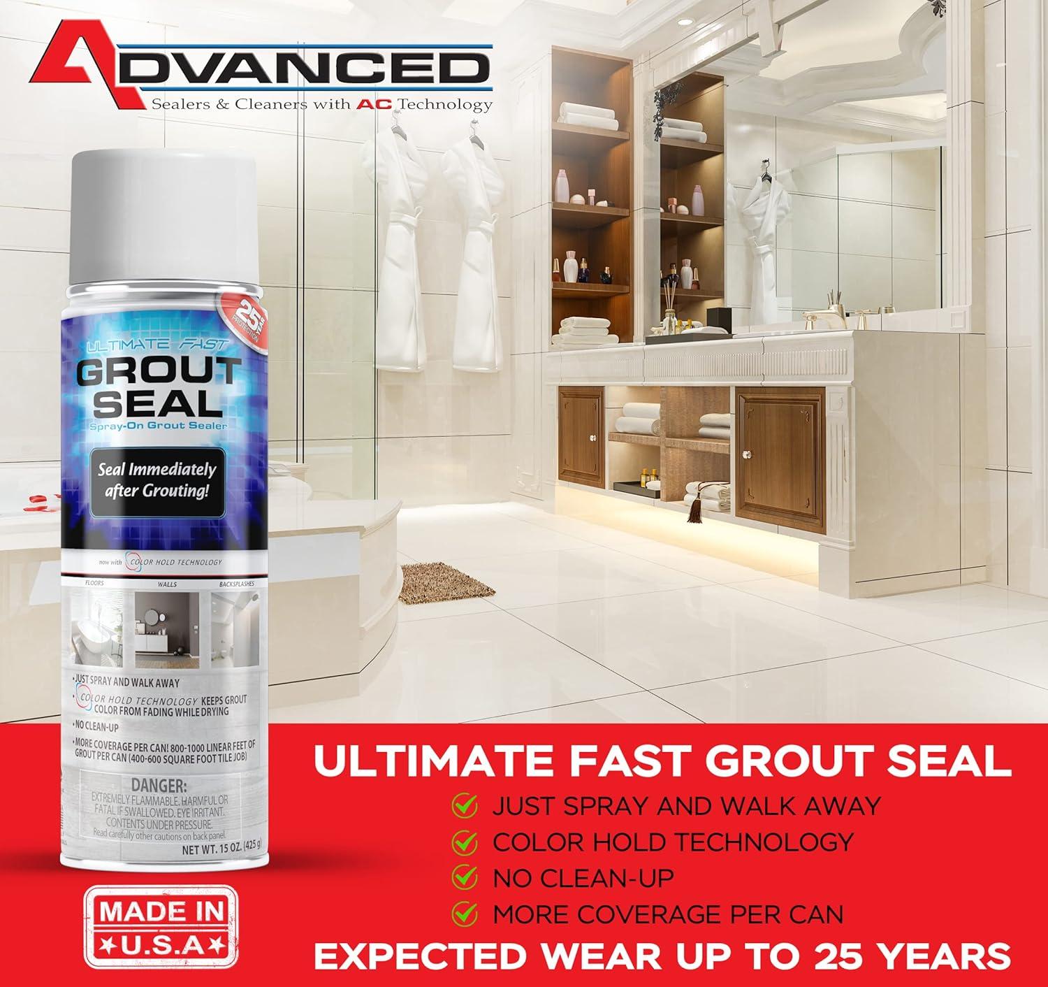 Ultimate Fast White Spray-On Grout Sealer 15 oz