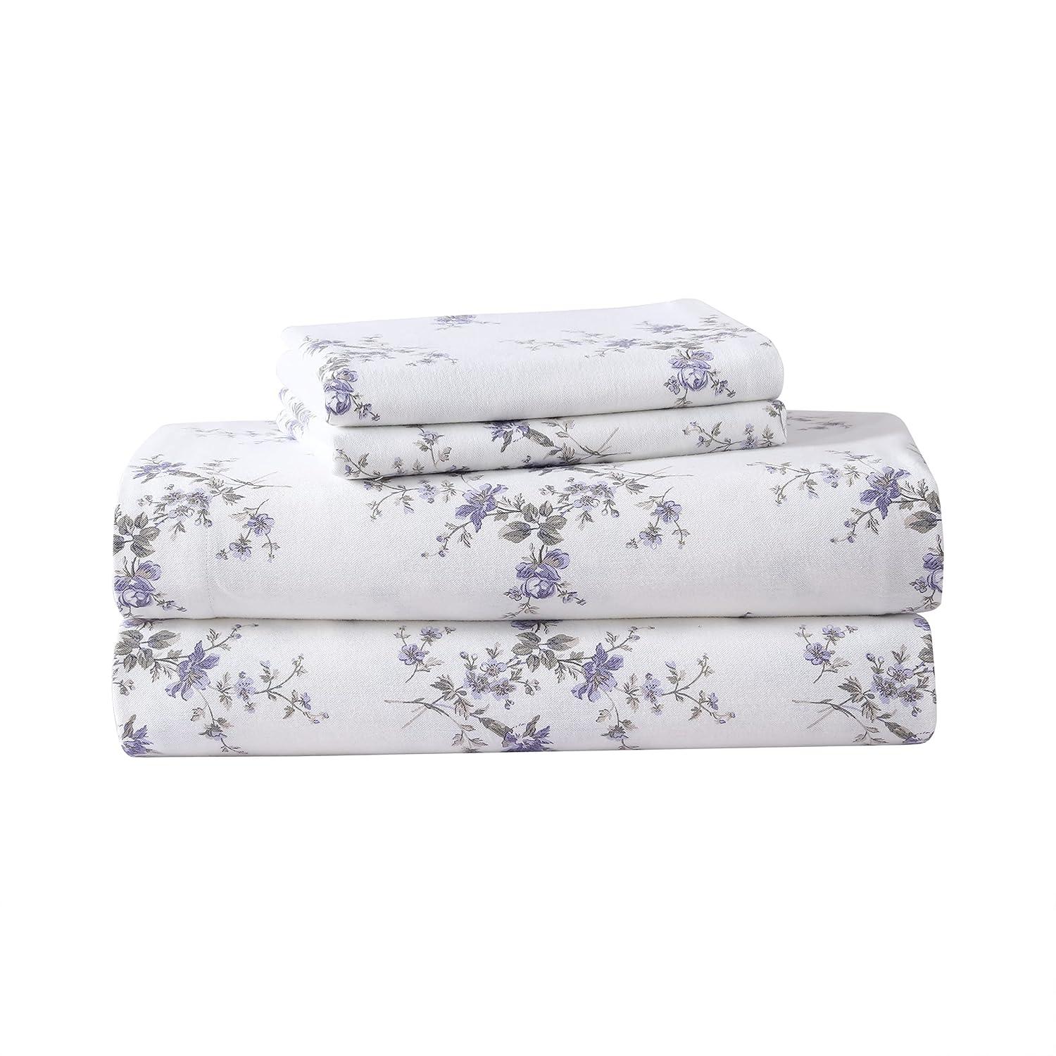 Laura Ashley Laura Ashley Cotton Flannel Cozy Sheet Sets