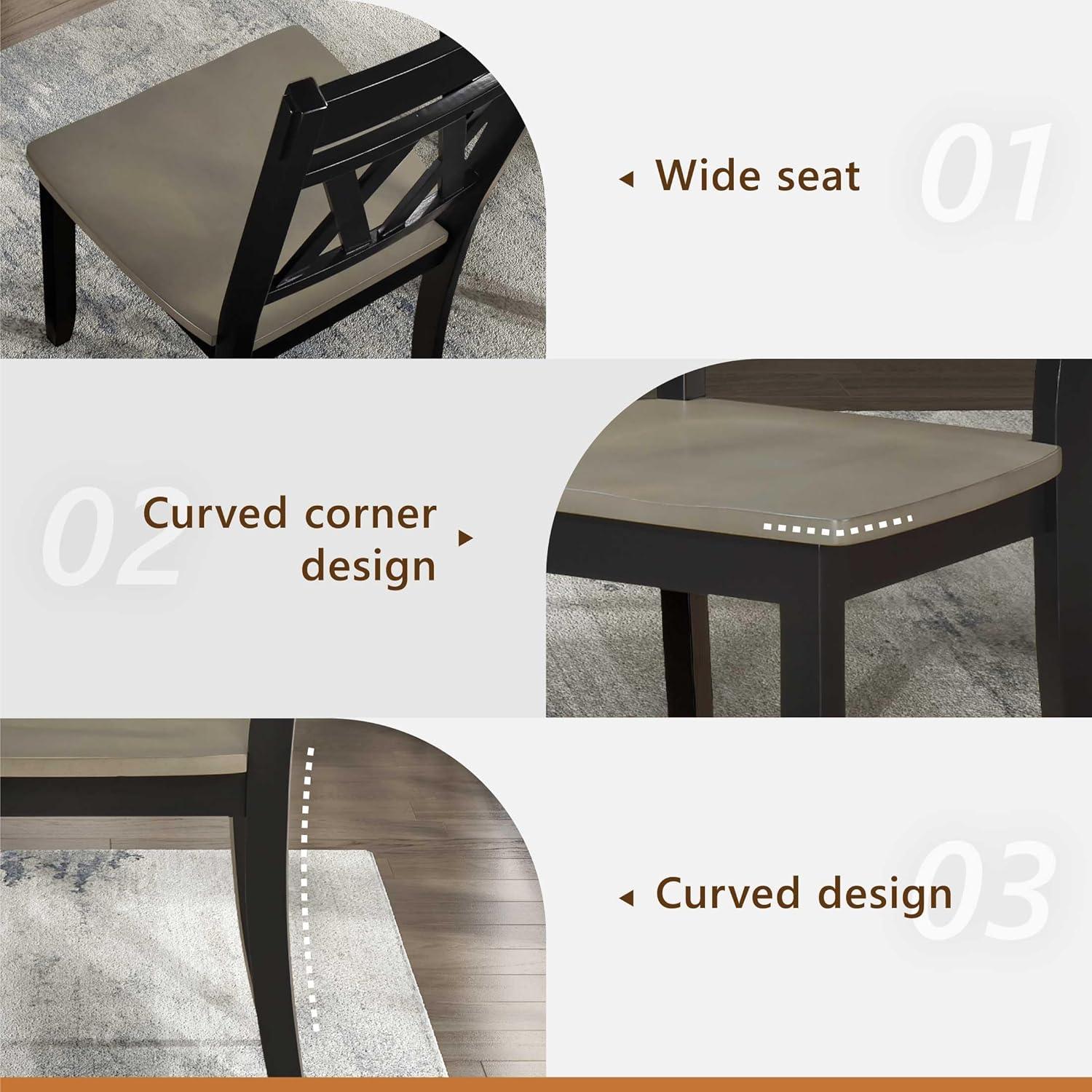 Lexicon Janina Transitional Wood Dining Room Table in Natural