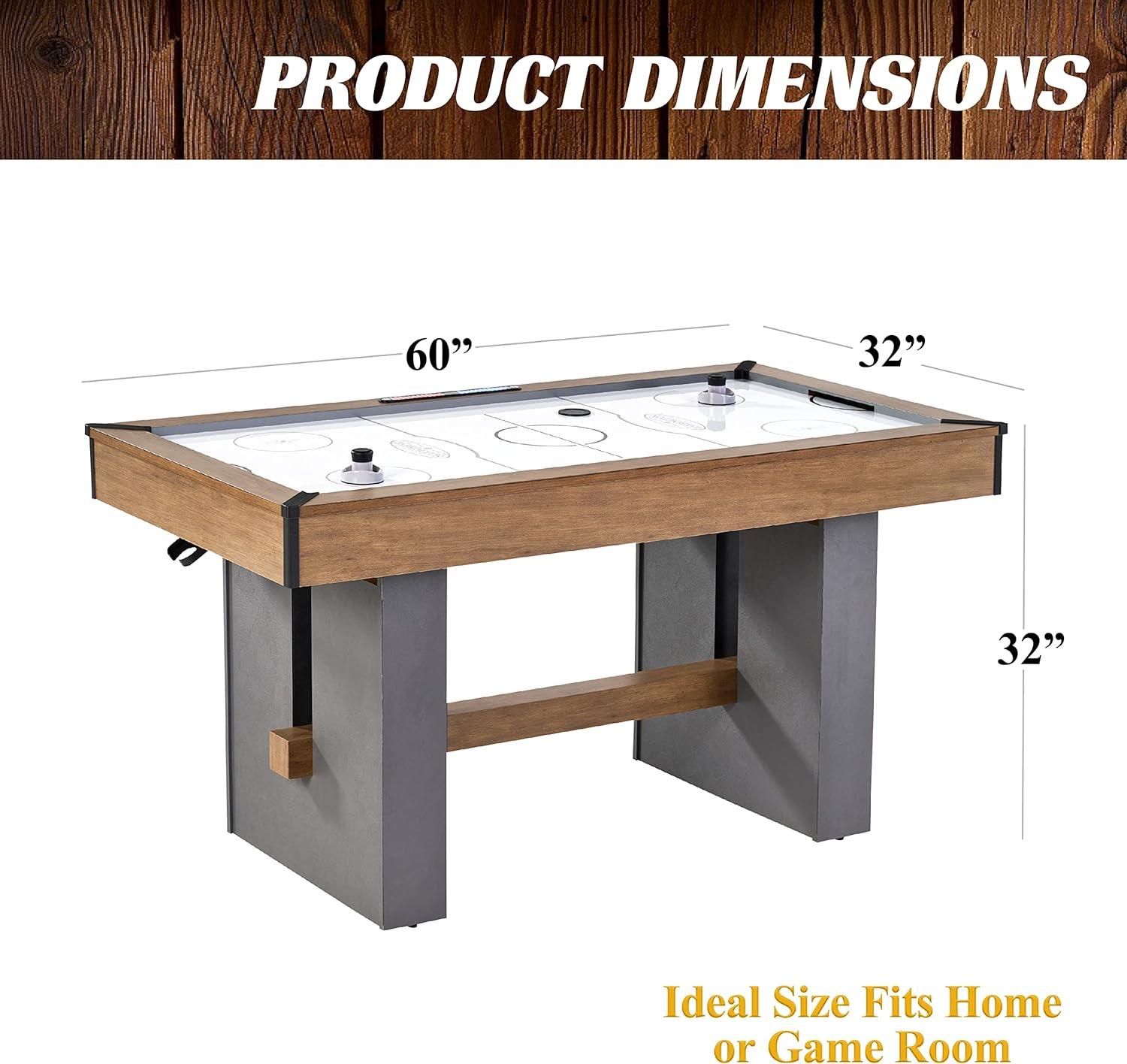 Barrington Billiards Company Barrington Urban 7' Air Powered Hockey Table With Pusher And Puck Set