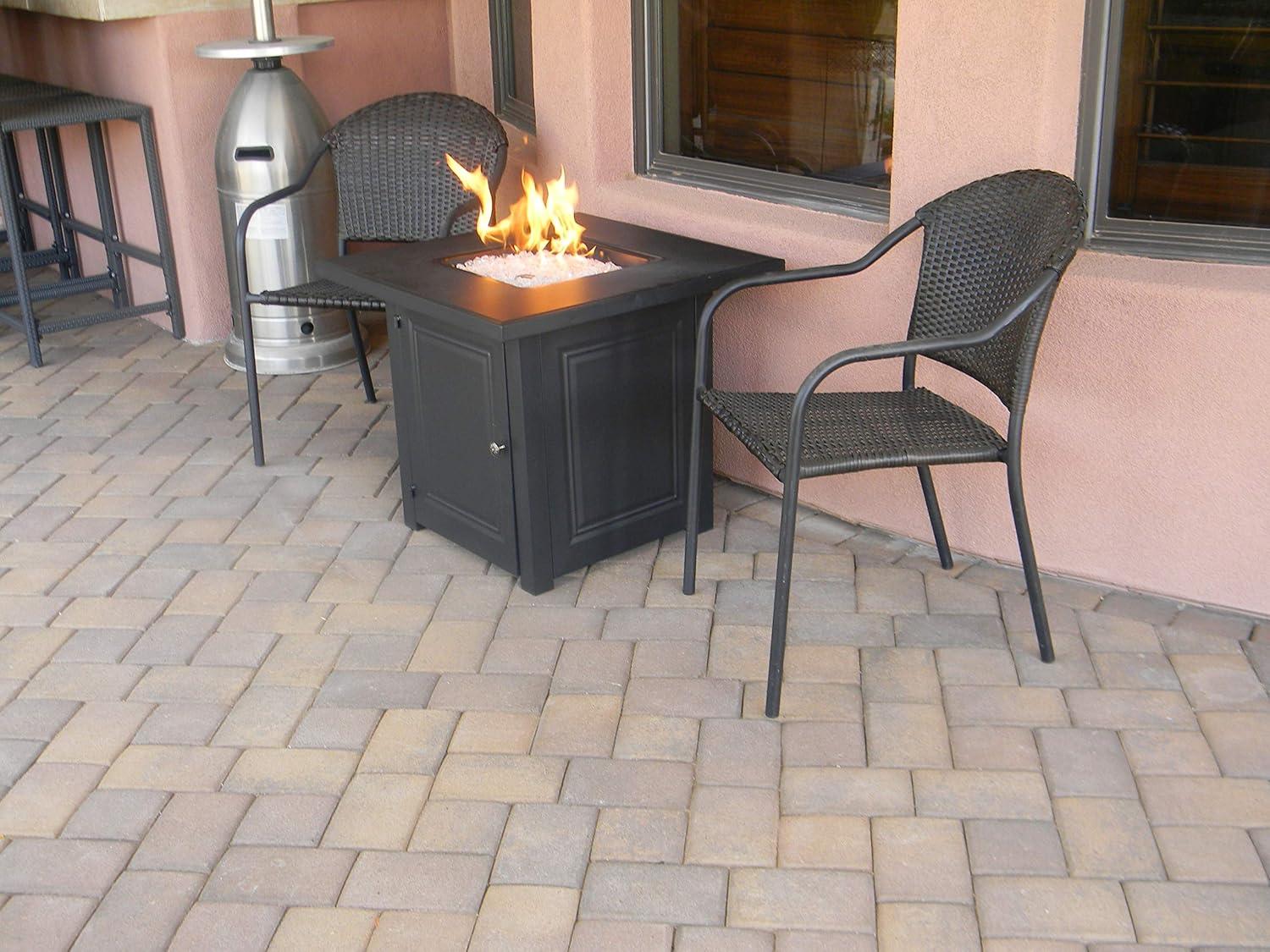 AZ Patio Heaters Reflective Fire Glass in Gold