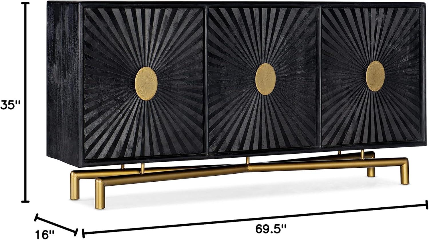 Hooker Furniture 5560-55 TV Stand for TVs up to 70"