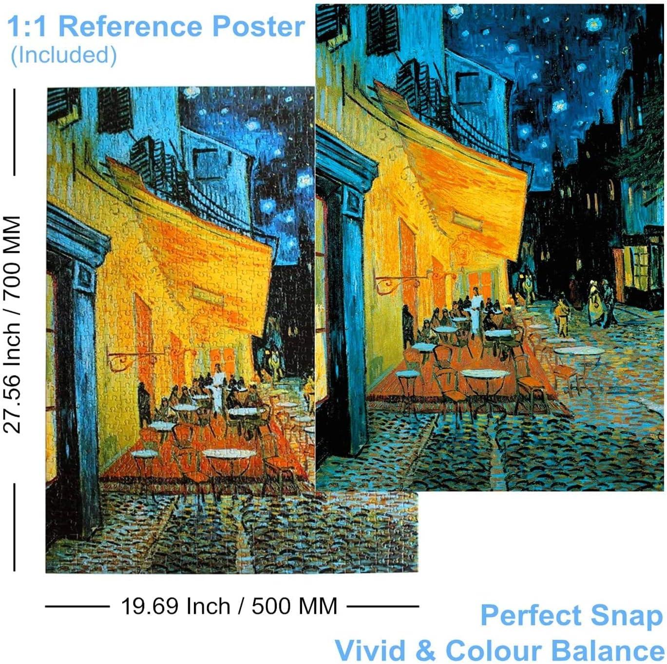MasterPieces 1000 Piece Puzzle - Café Terrace at Night - 19.25"x26.75"