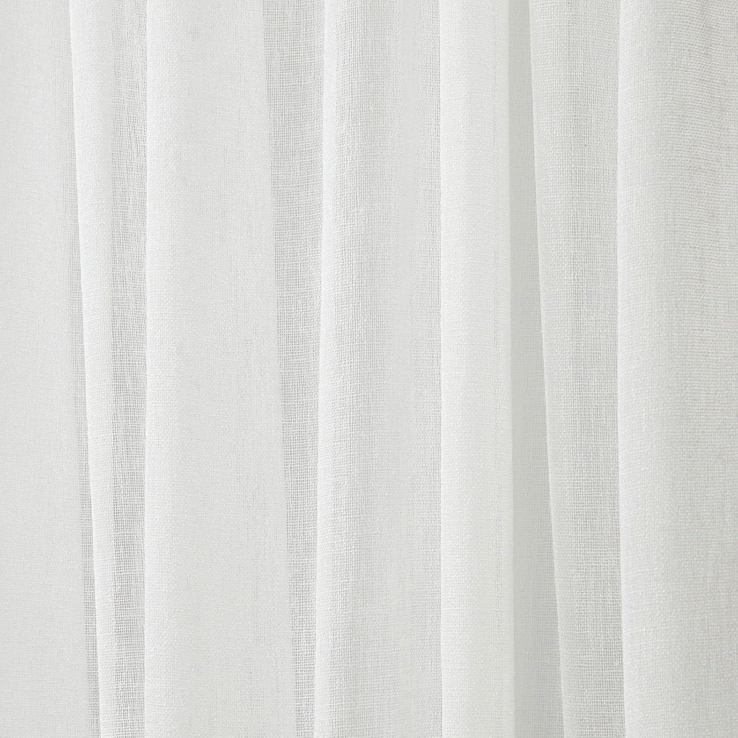 Nicole Miller Nicole Miller Belfry Sheer Rod Pocket Top Curtain Panel (Set of 2)