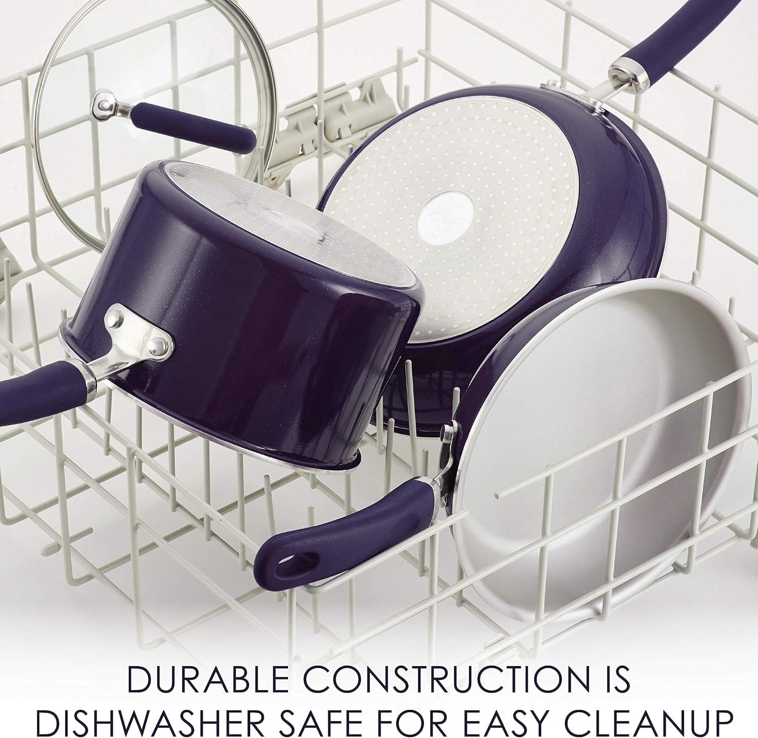 Rachael Ray Rachael Ray Create Delicious Aluminum Nonstick Cookware Induction Cookware Set, 13-Piece