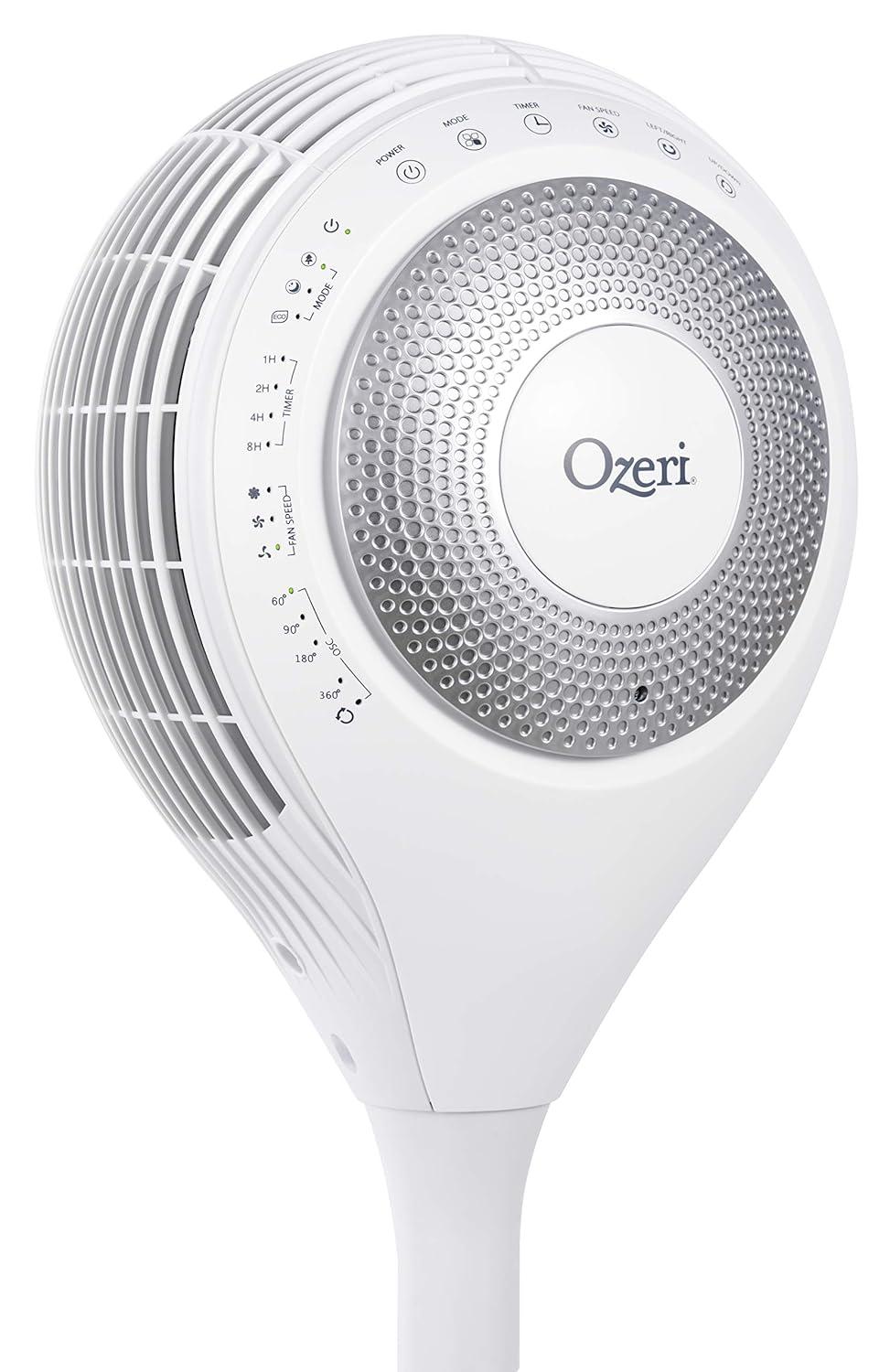 Ozeri 360 Duo Tower Fan, with Dual Oscillation