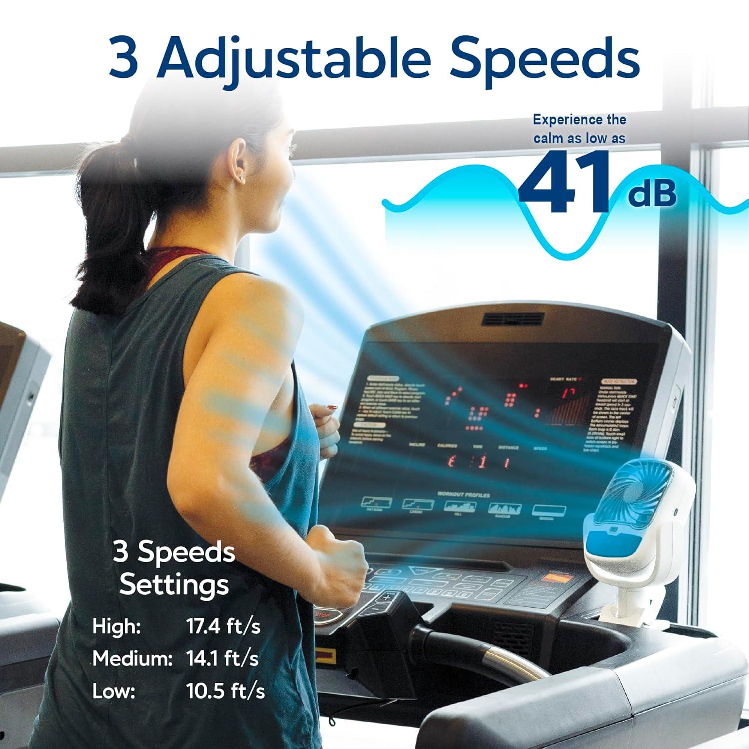 Arctic Air Grip Go Portable Evaporative Air Cooler, Rechargeable Cooling Fan, Clamp-on Space Cooler