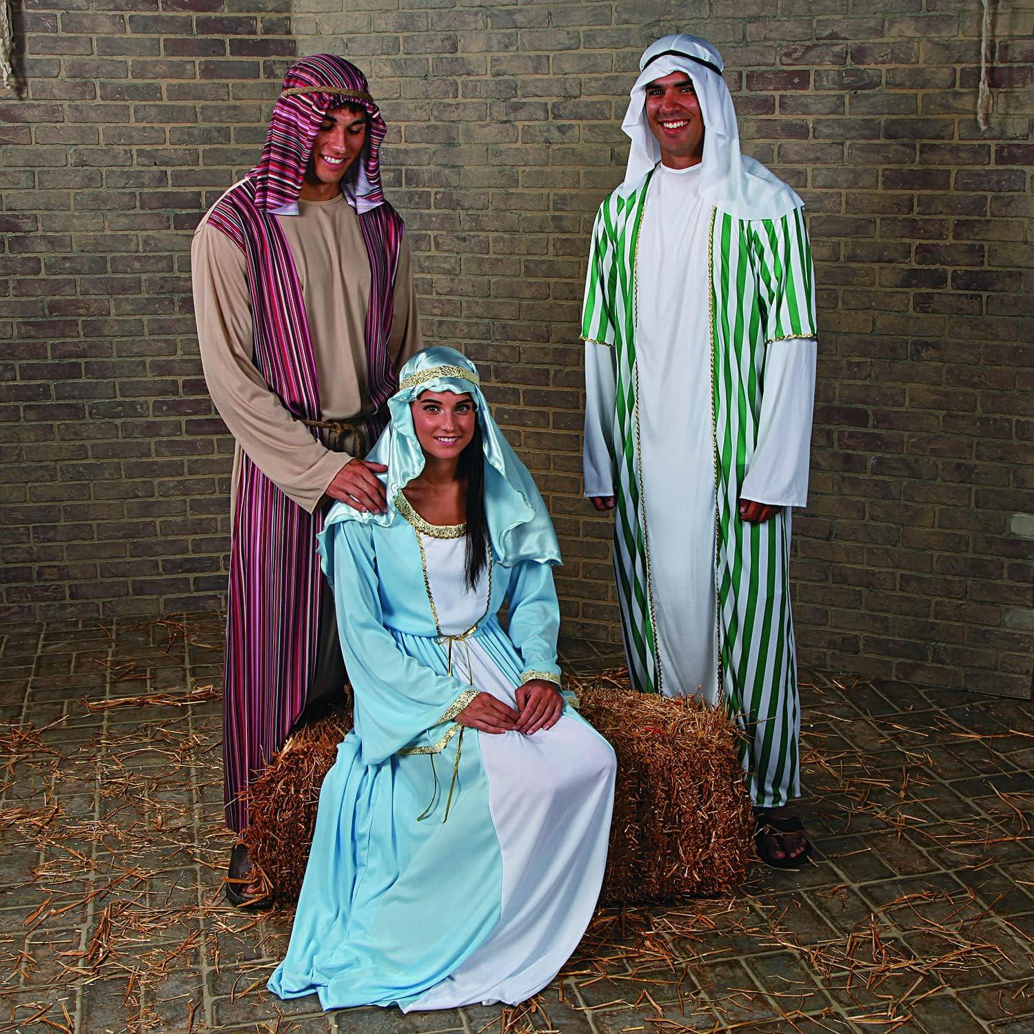 Deluxe Adult Joseph Costume - Apparel Accessories - 3 Pieces