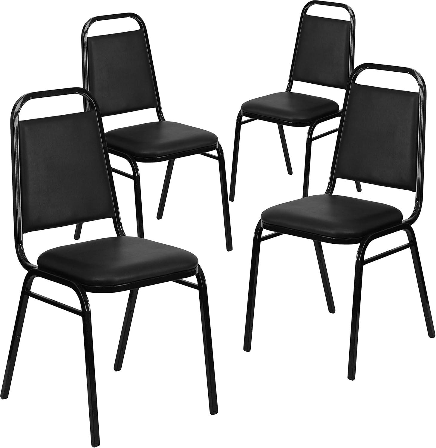 Amaya Trapezoidal Back Stacking Banquet Chair