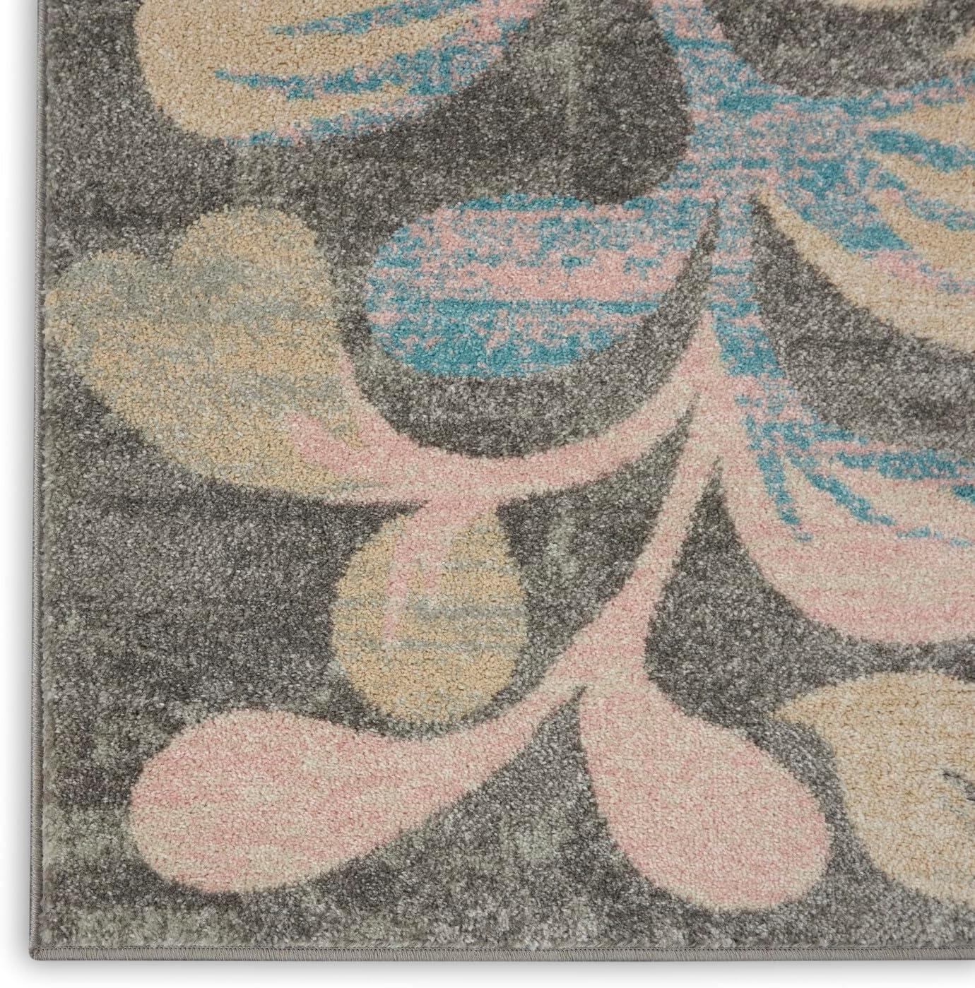 Nourison Tranquil Botanical Vine and Bloom Indoor Area Rug