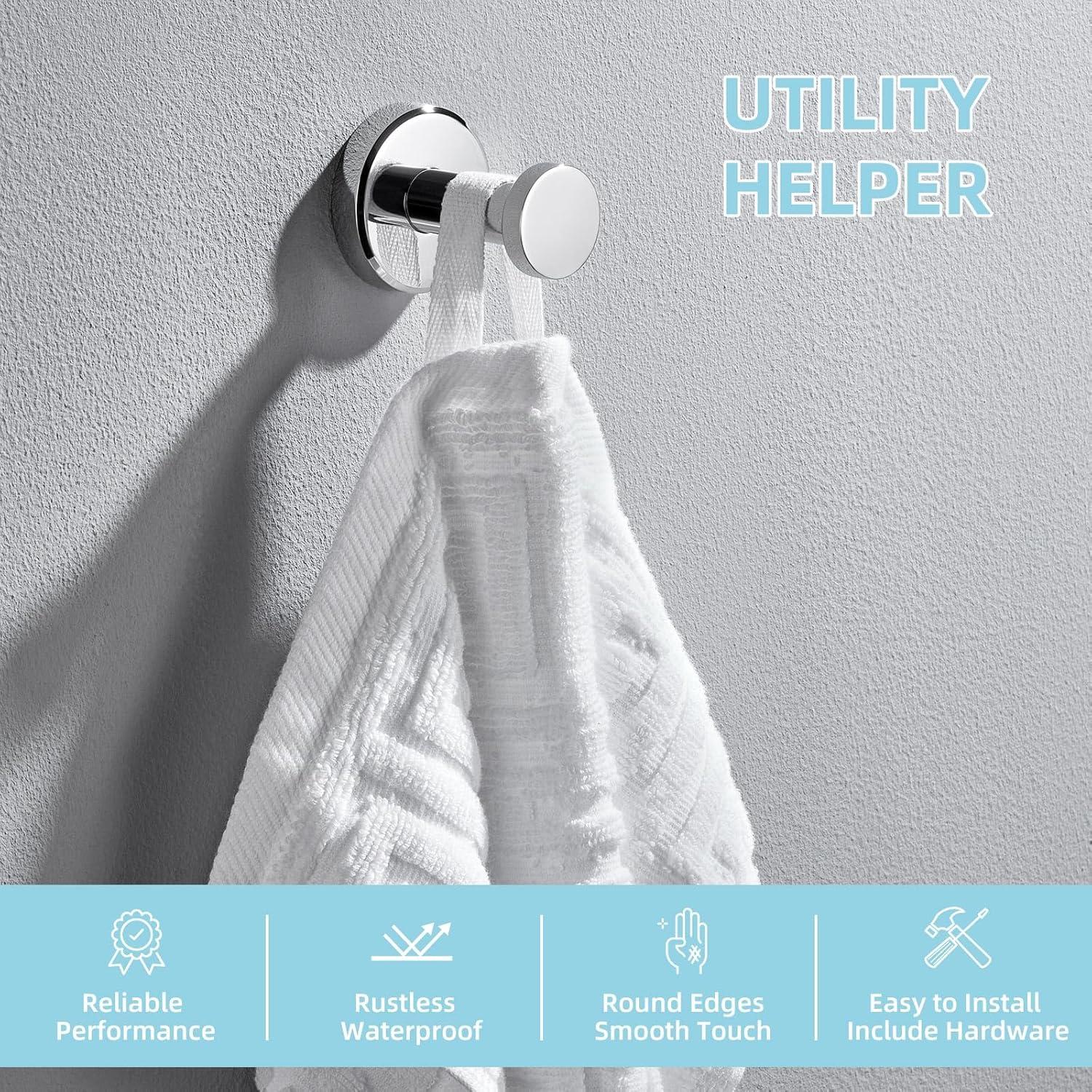 Stainless Steel Wall Mounted Robe Hook