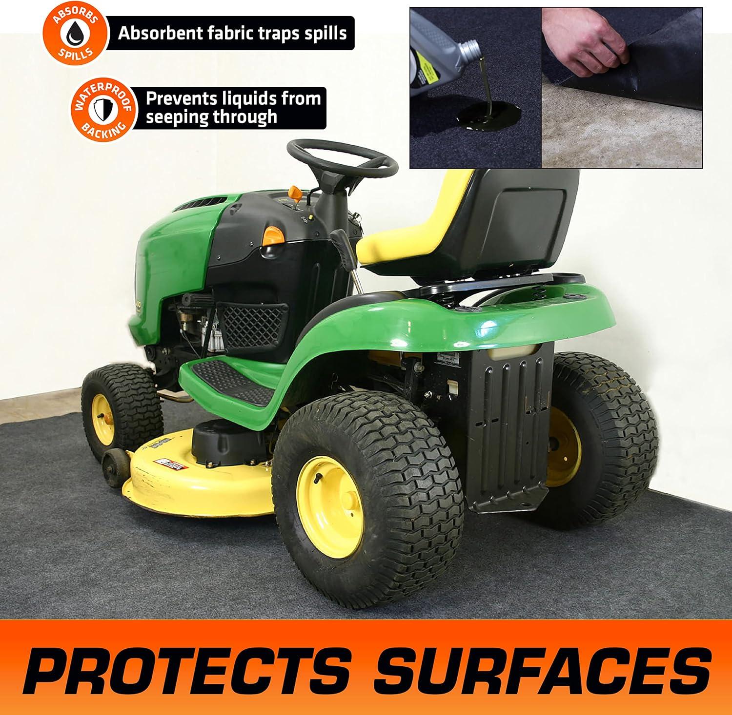 Armor All Garage Floor Mat, Protective Garage Flooring, Transforms Garage - Absorbent & Waterproof