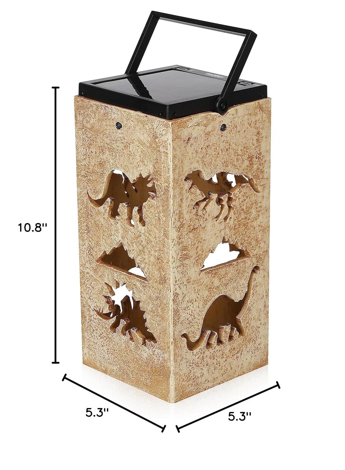 Techko Solar Themed Silhouette Indoor/Outdoor Garden Décor Lantern