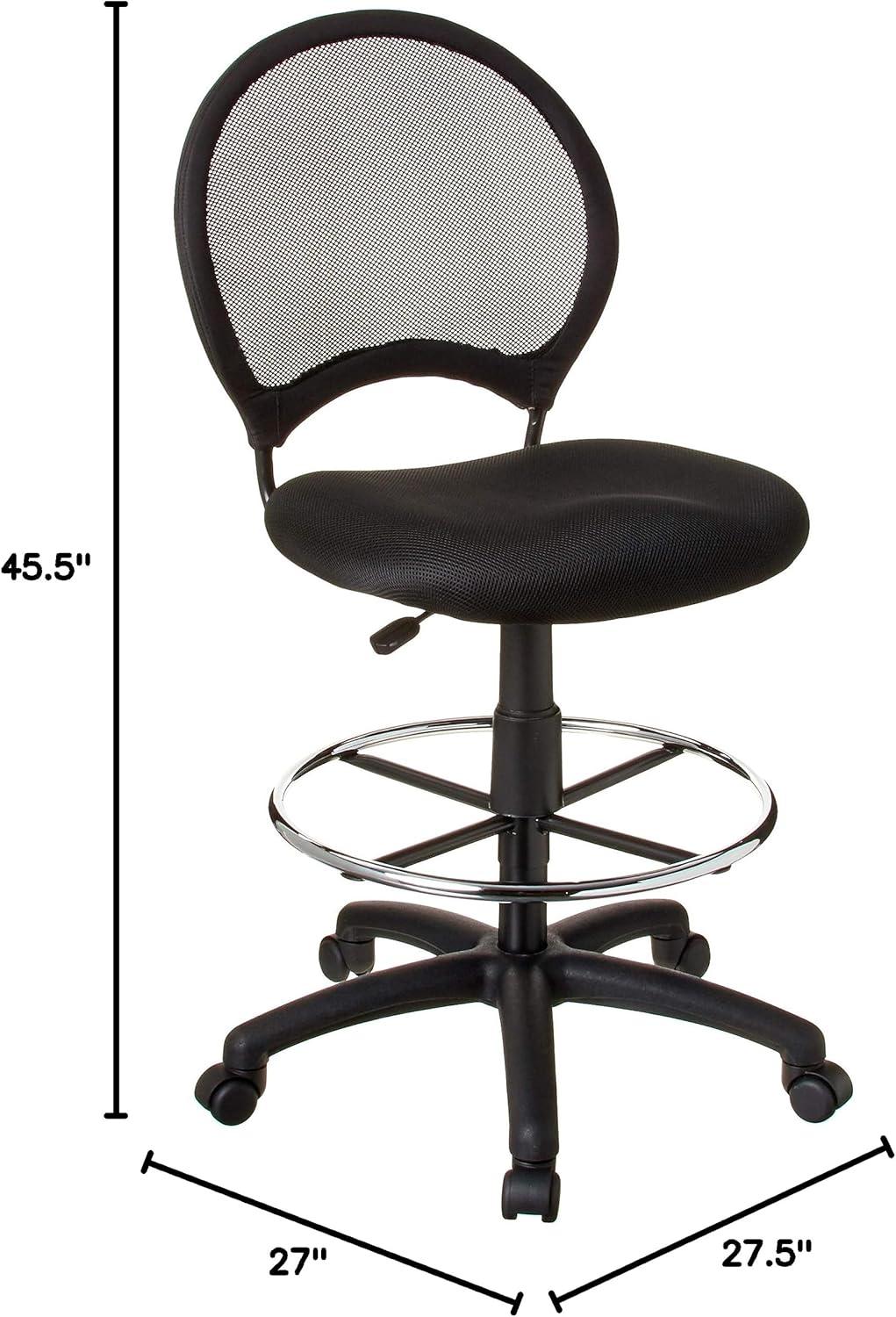 Boss Office Products Mesh Drafting Chair