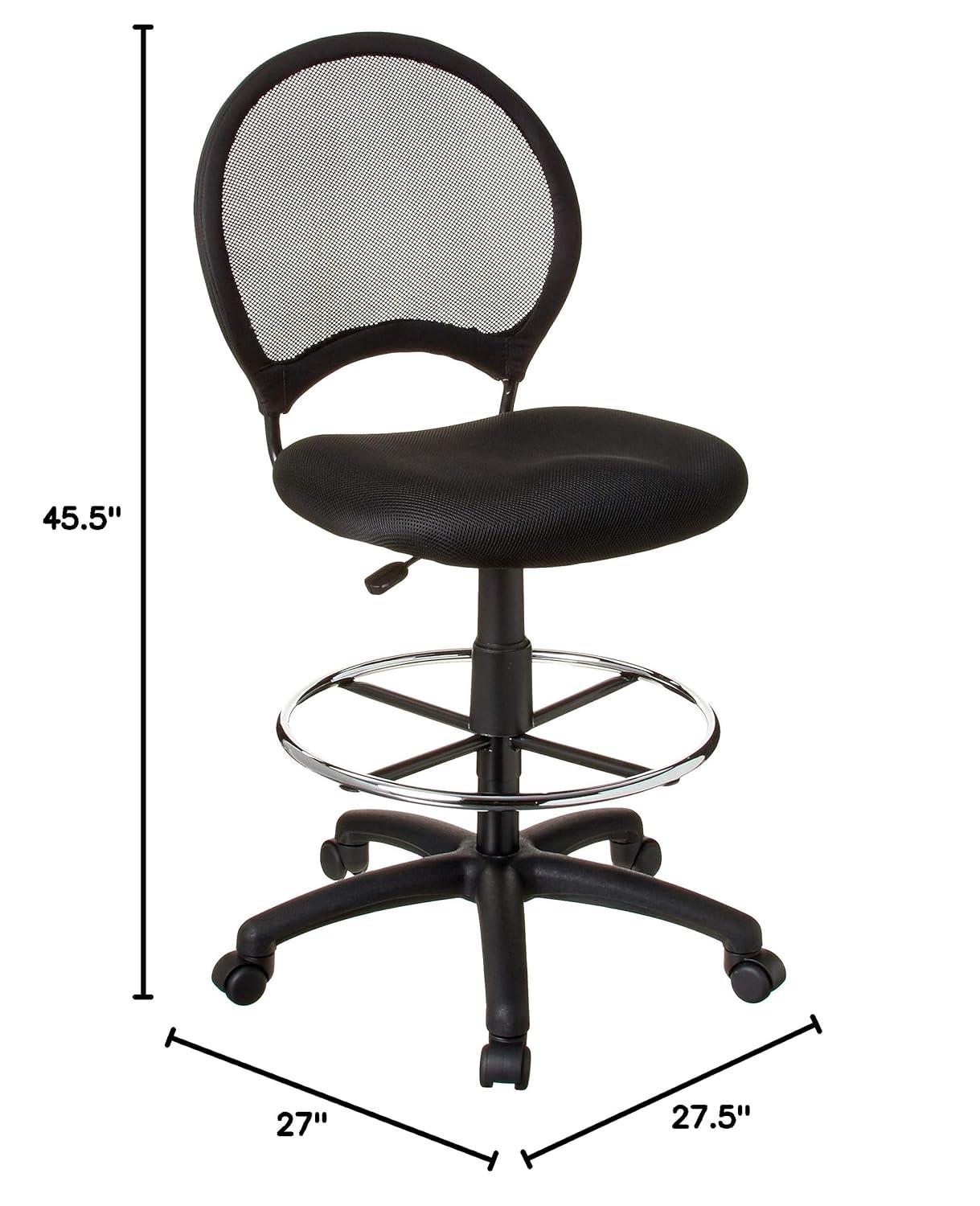 Boss Office Products Mesh Drafting Chair