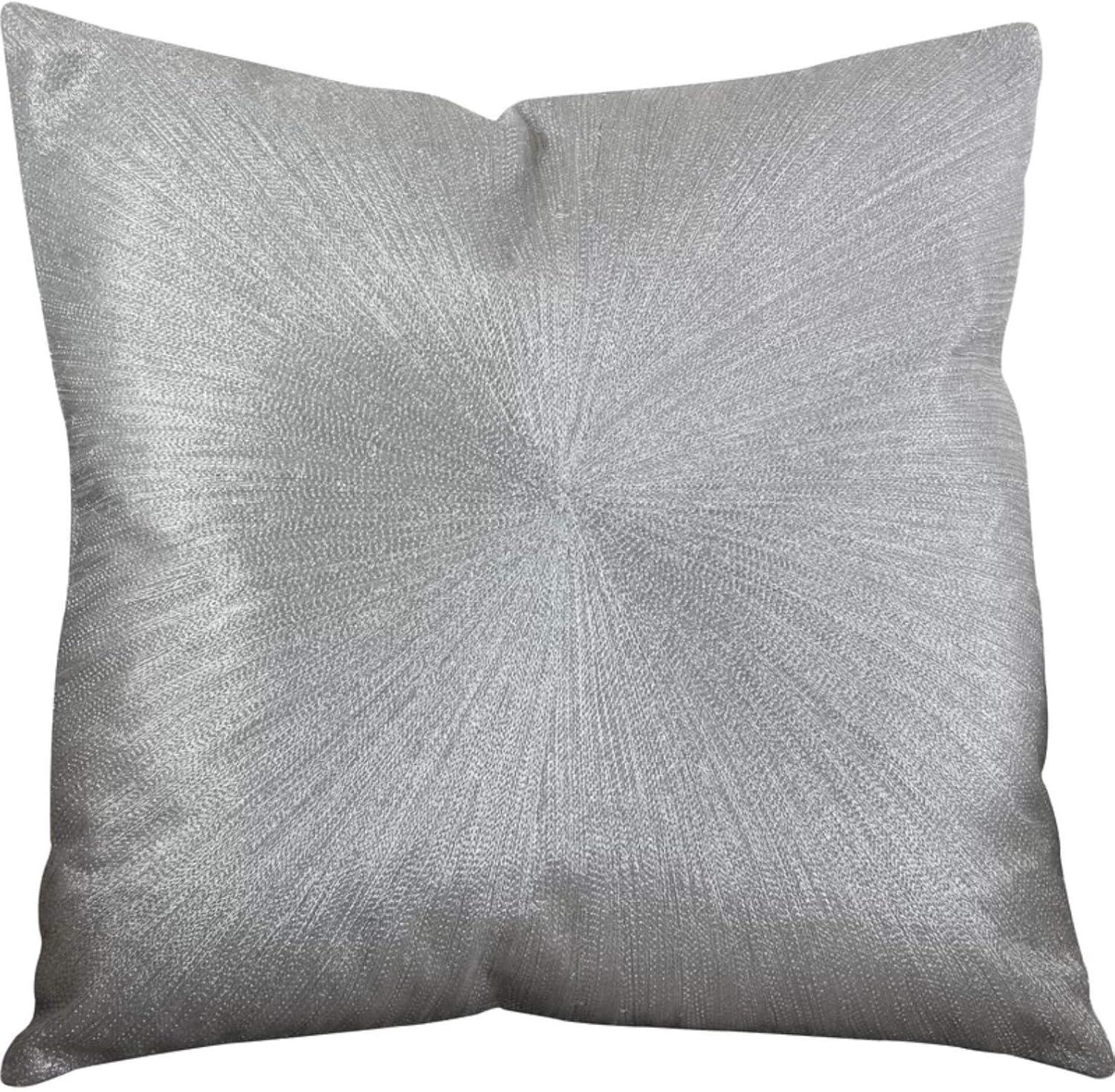 Shimmering Cotton Throw Pillow