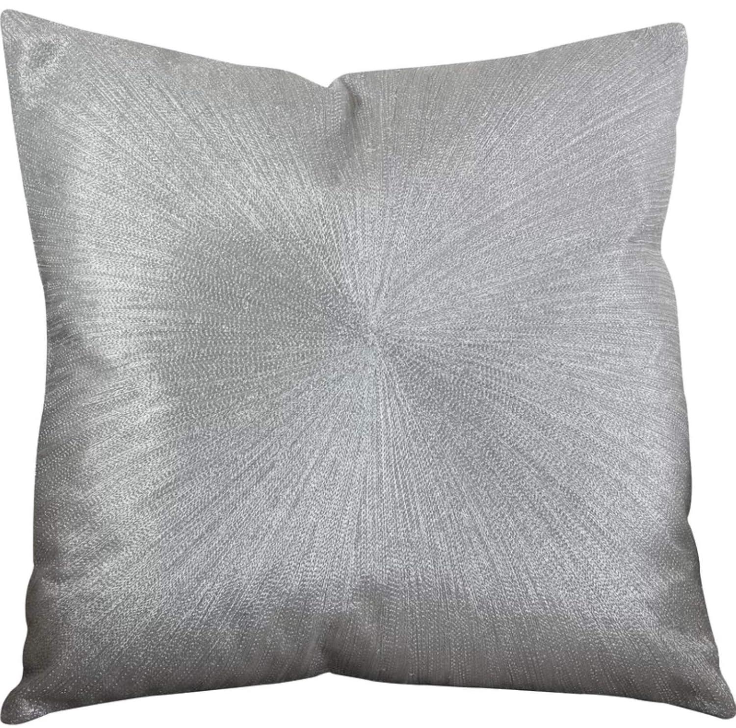 Shimmering Cotton Throw Pillow