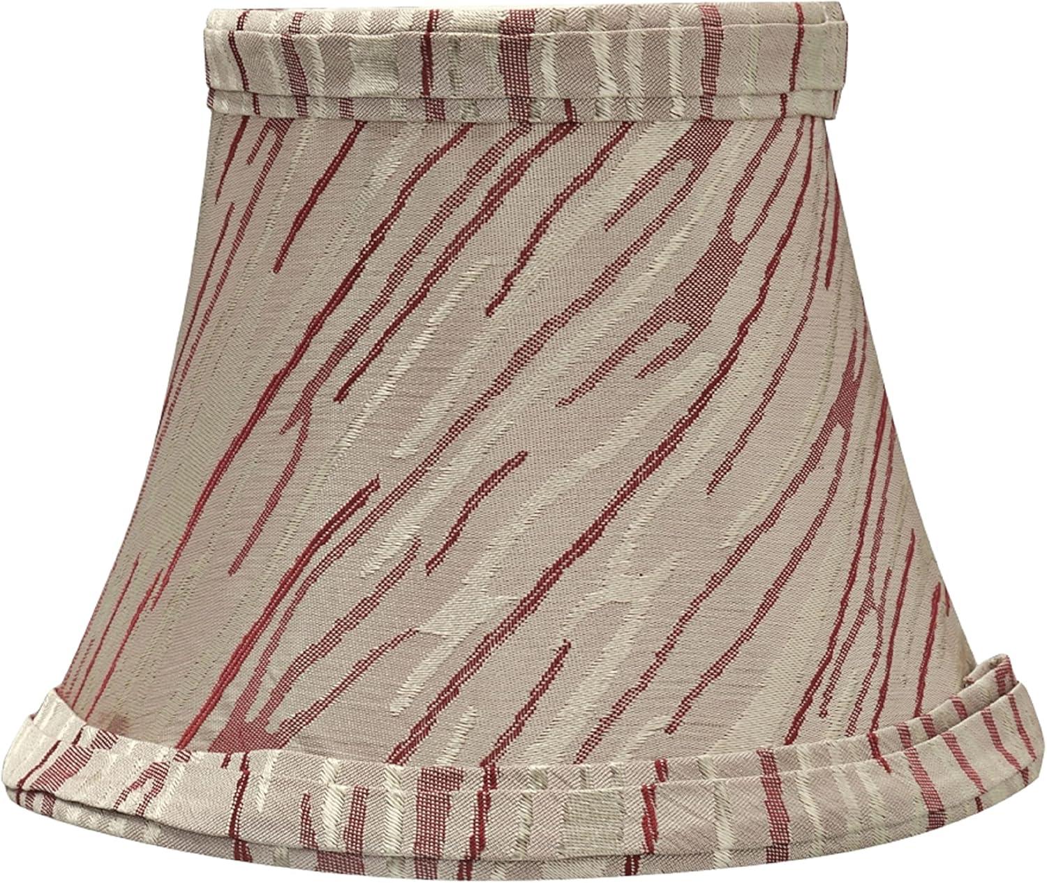 4'' H Textured Fabric Bell Lamp Shade (Set of 6)