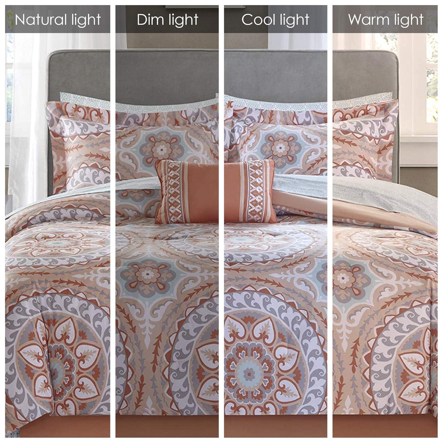 Estrin 9 PC Comforter Set with Cotton Bed Sheets