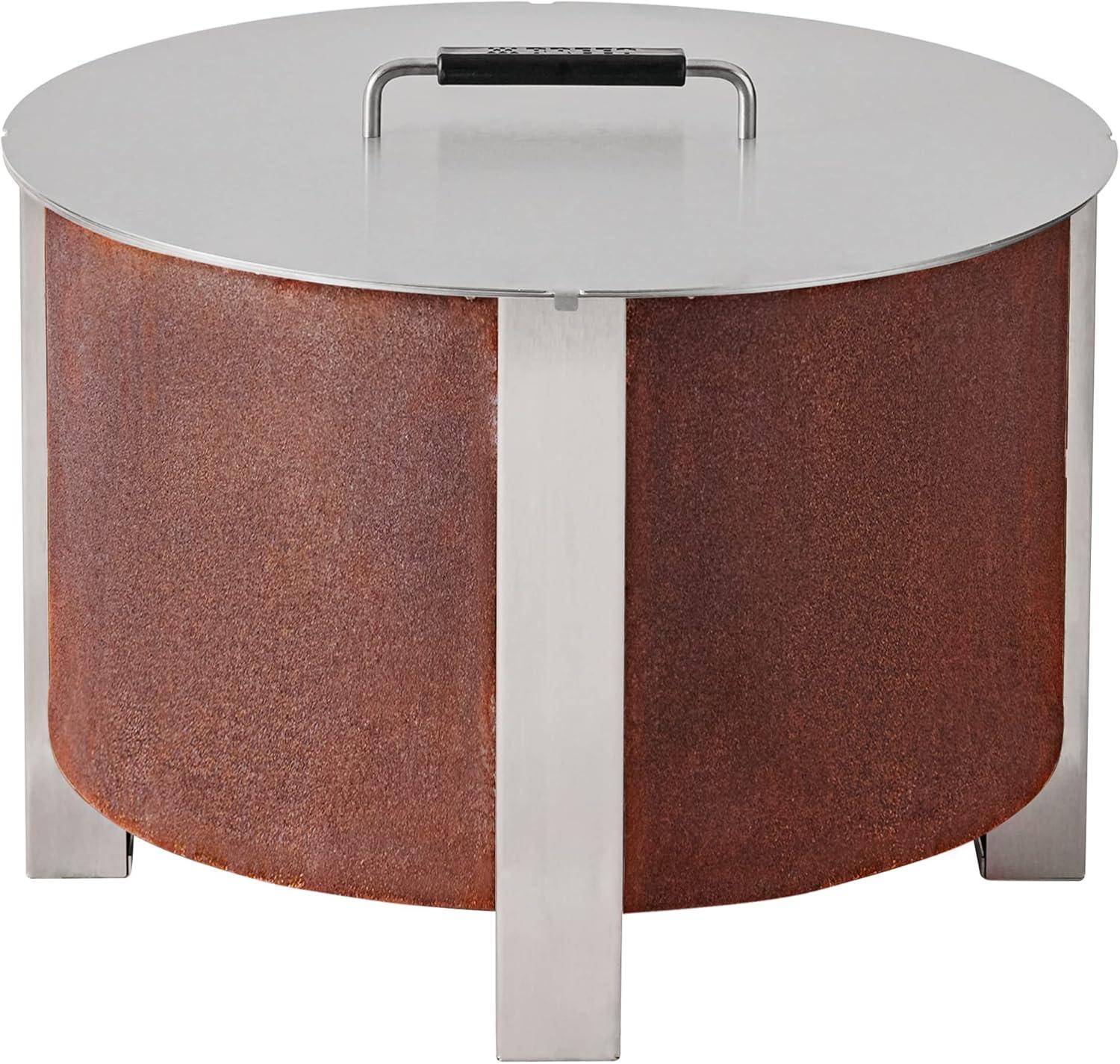 Stainless Steel 22.5 Inch Fire Pit Cover Lid