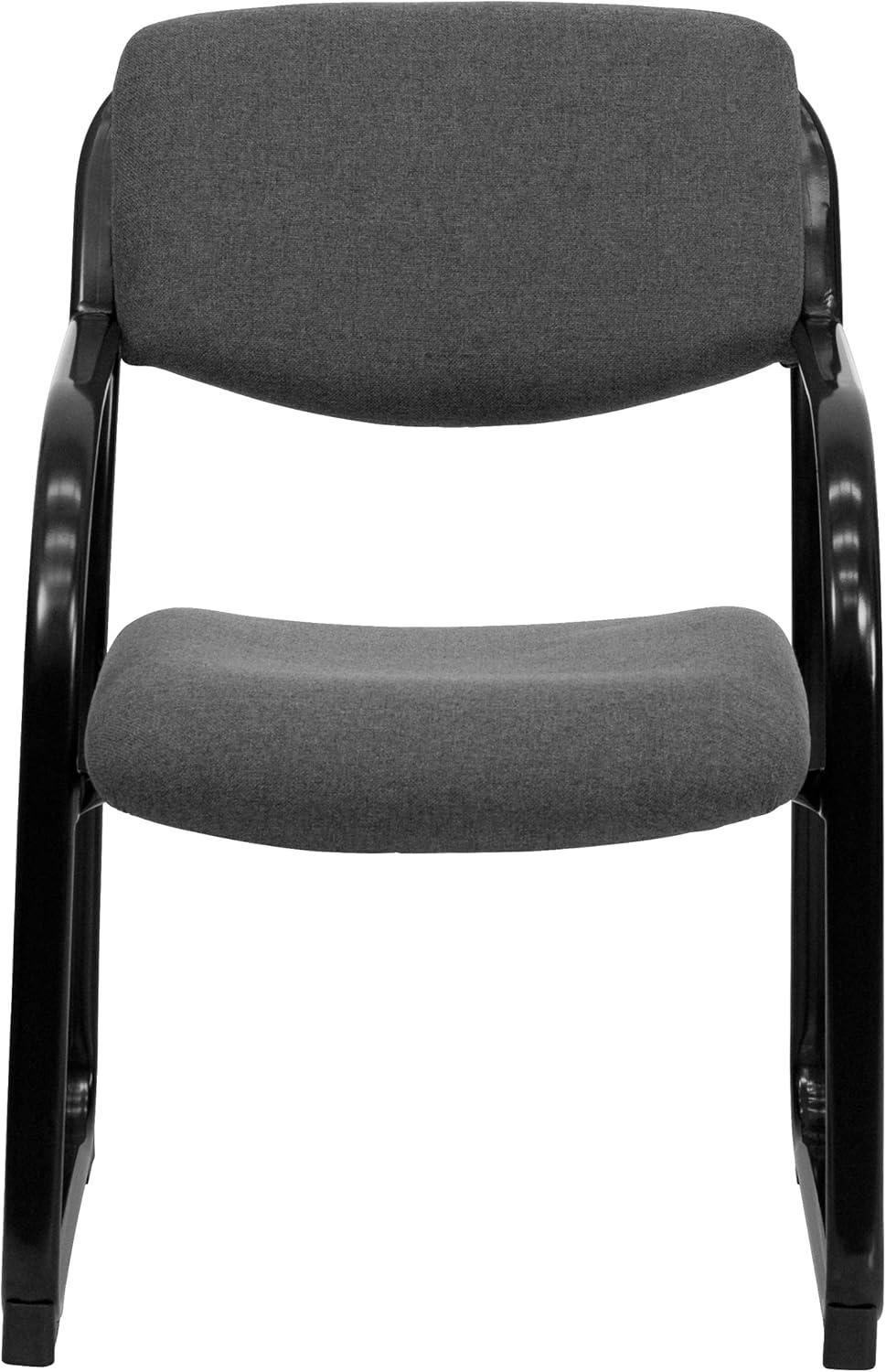 Flash Furniture Fabric Executive Side Reception Chair with Sled Base