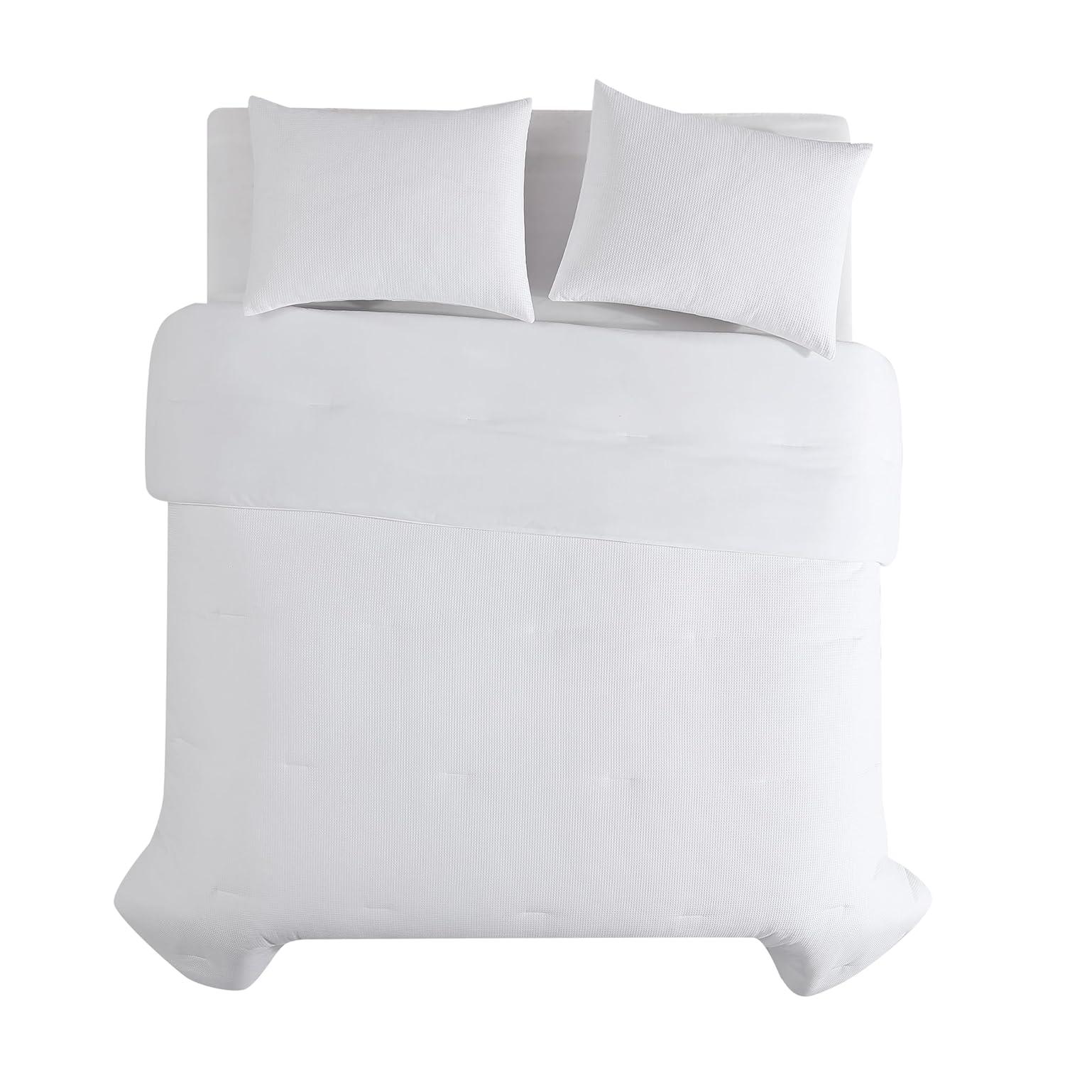 True Comfort True Comfort Cotton Blend Waffle Comforter Set
