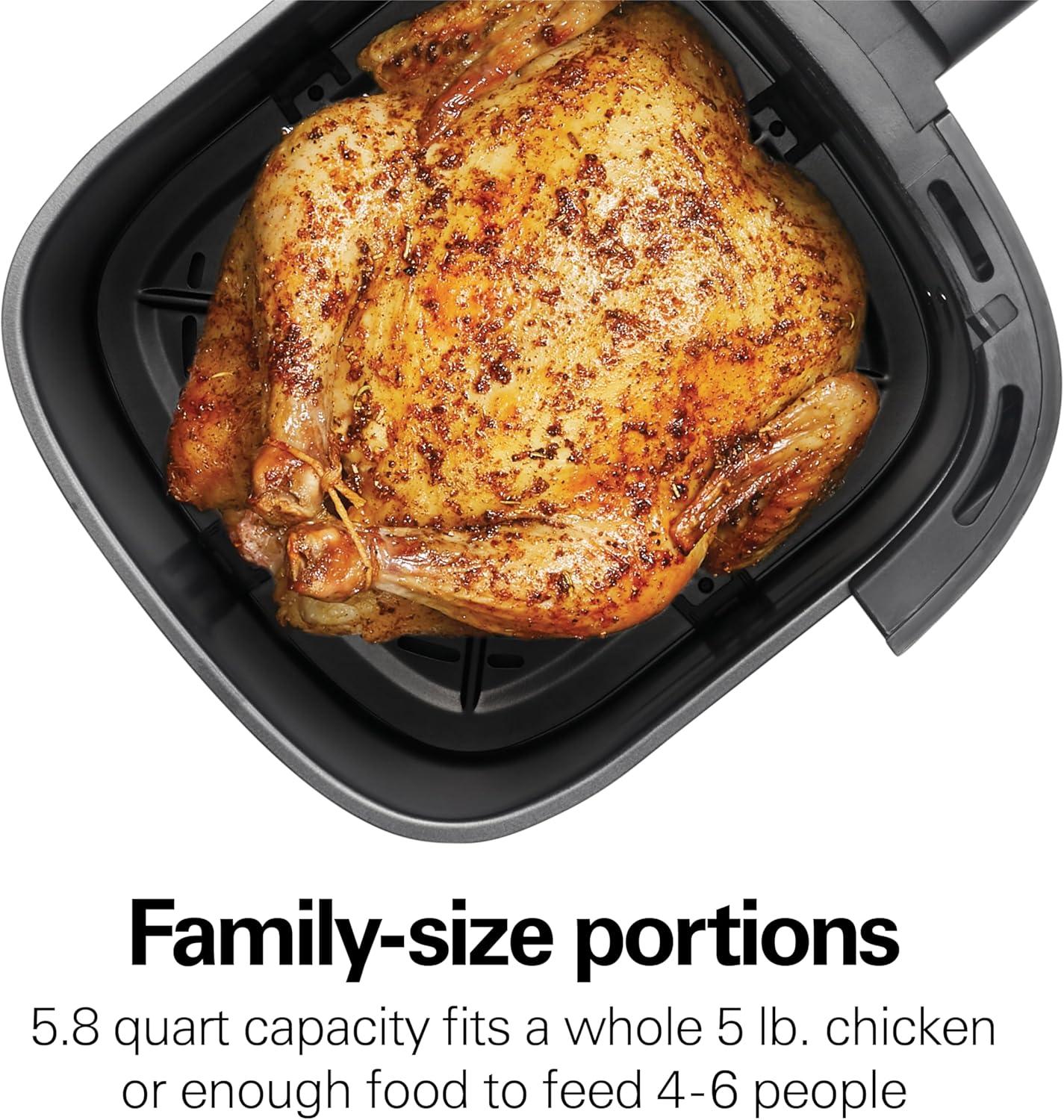 Hamilton Beach® 5.8 Quart Digital Air Fryer 5.8 Quart Capacity