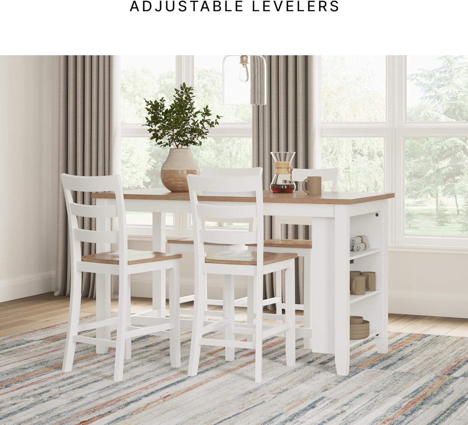 Lark Manor™ Malkin Dining Table With 4 Chairs And Bench, Set Of 6