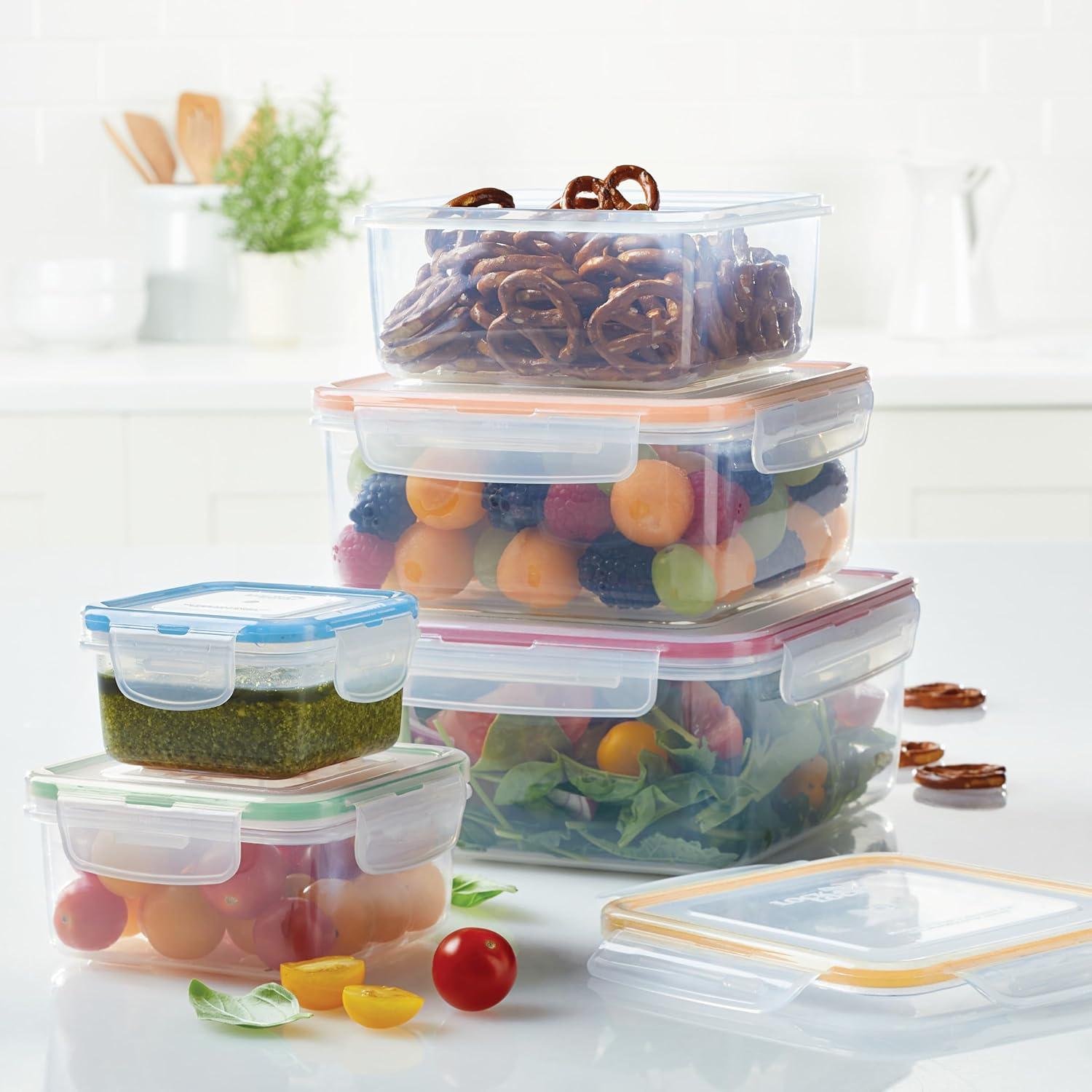 Easy Essentials 10 Piece Square Food Storage Container Set