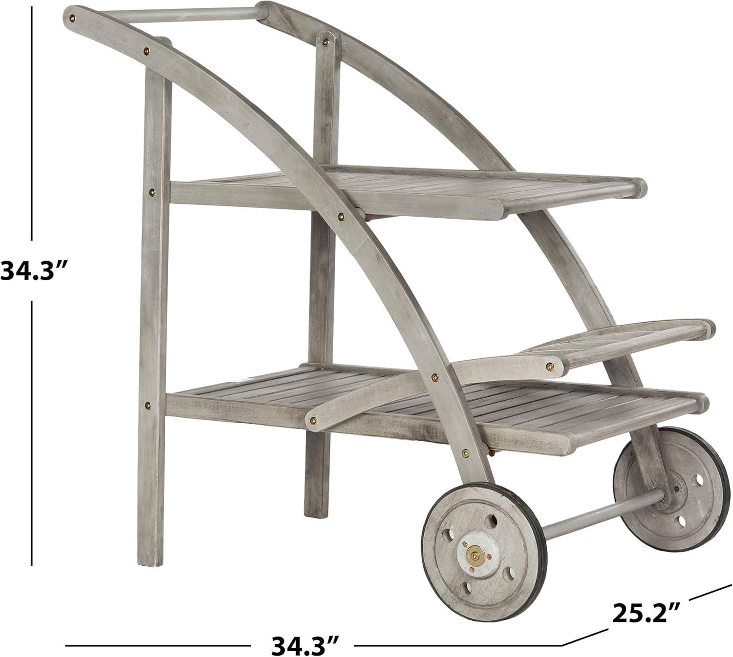 Lodi Outdoor Tea Cart  - Safavieh