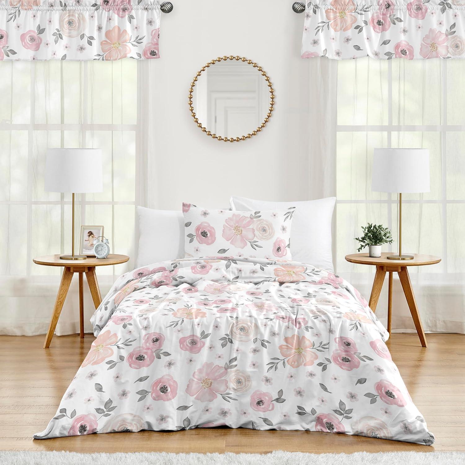 Sweet Jojo Designs Watercolor Microfiber Comforter Set