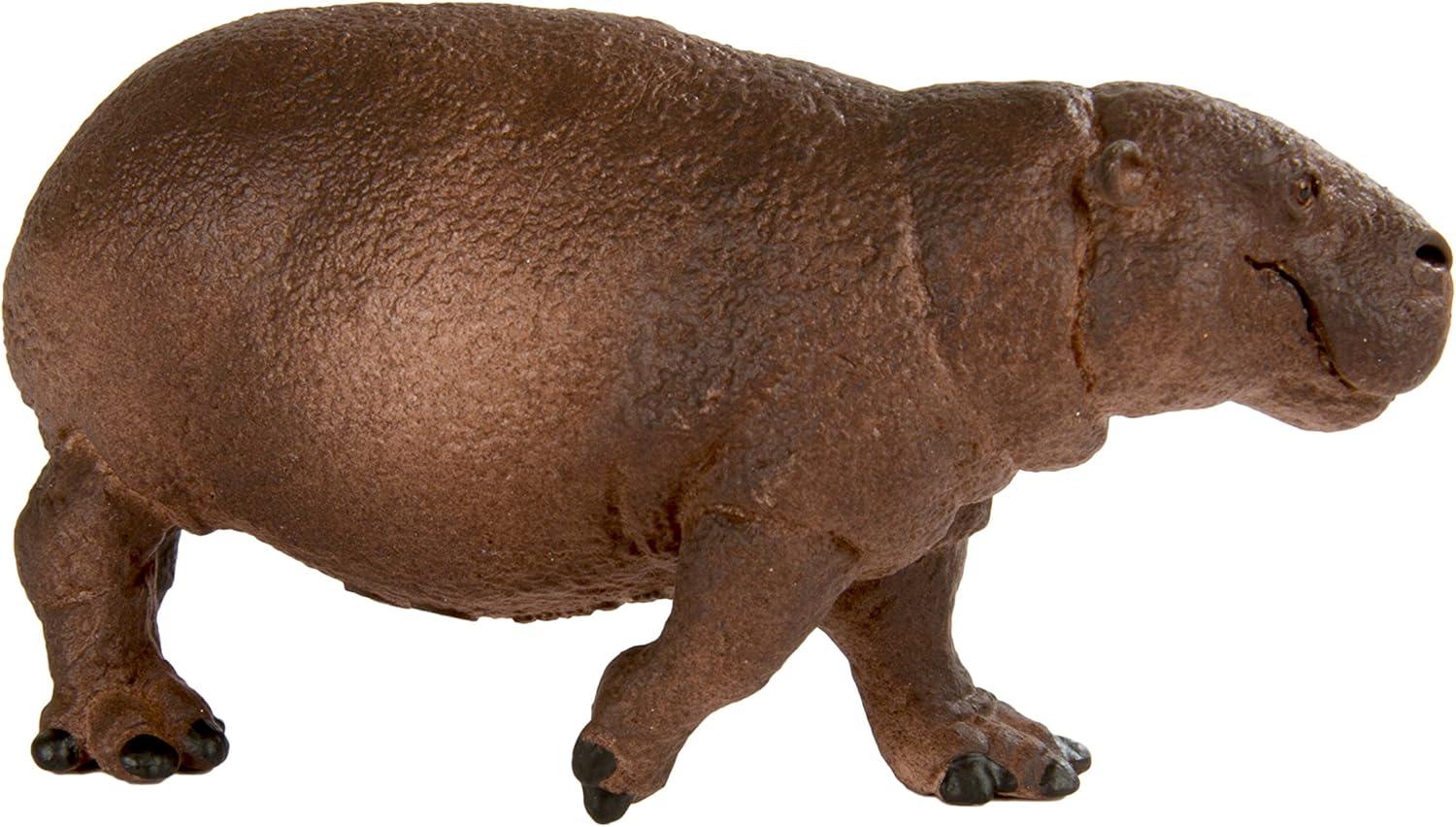 Safari Ltd. Pygmy Hippopotamus Figurine - Lifelike 3.25" Animal Figure - Educational Toy for Boys, Girls, and Kids Ages 3+