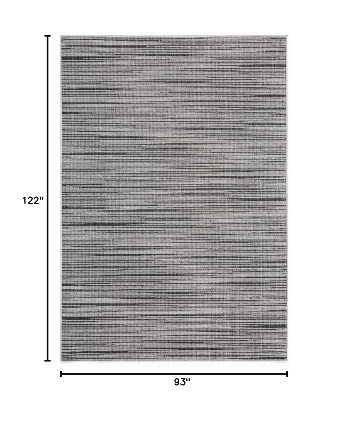 Nicole Miller New York Patio Country Wynona Abstract Indoor/Outdoor Area Rug, Black/Beige