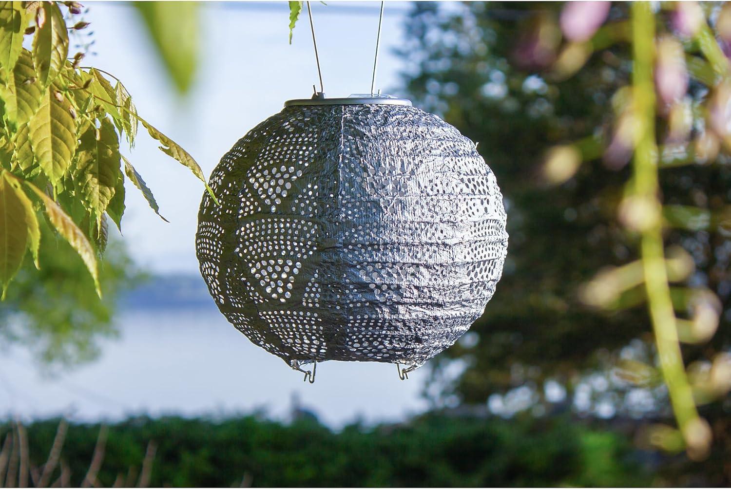 Boho Globe Solar Outdoor Lantern