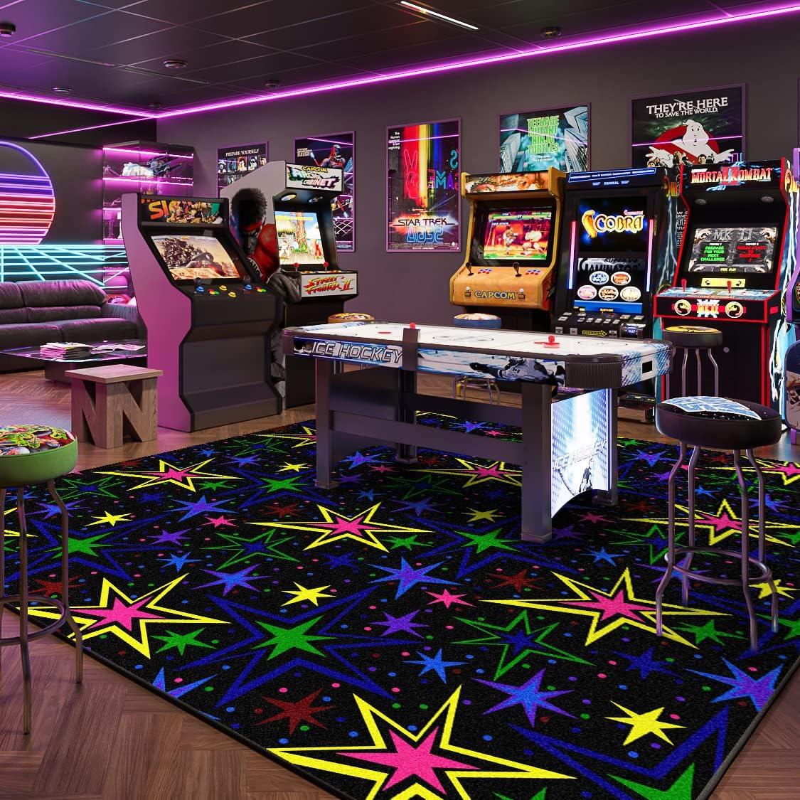 Joy Carpets Kapow Fluorescent Area Rug