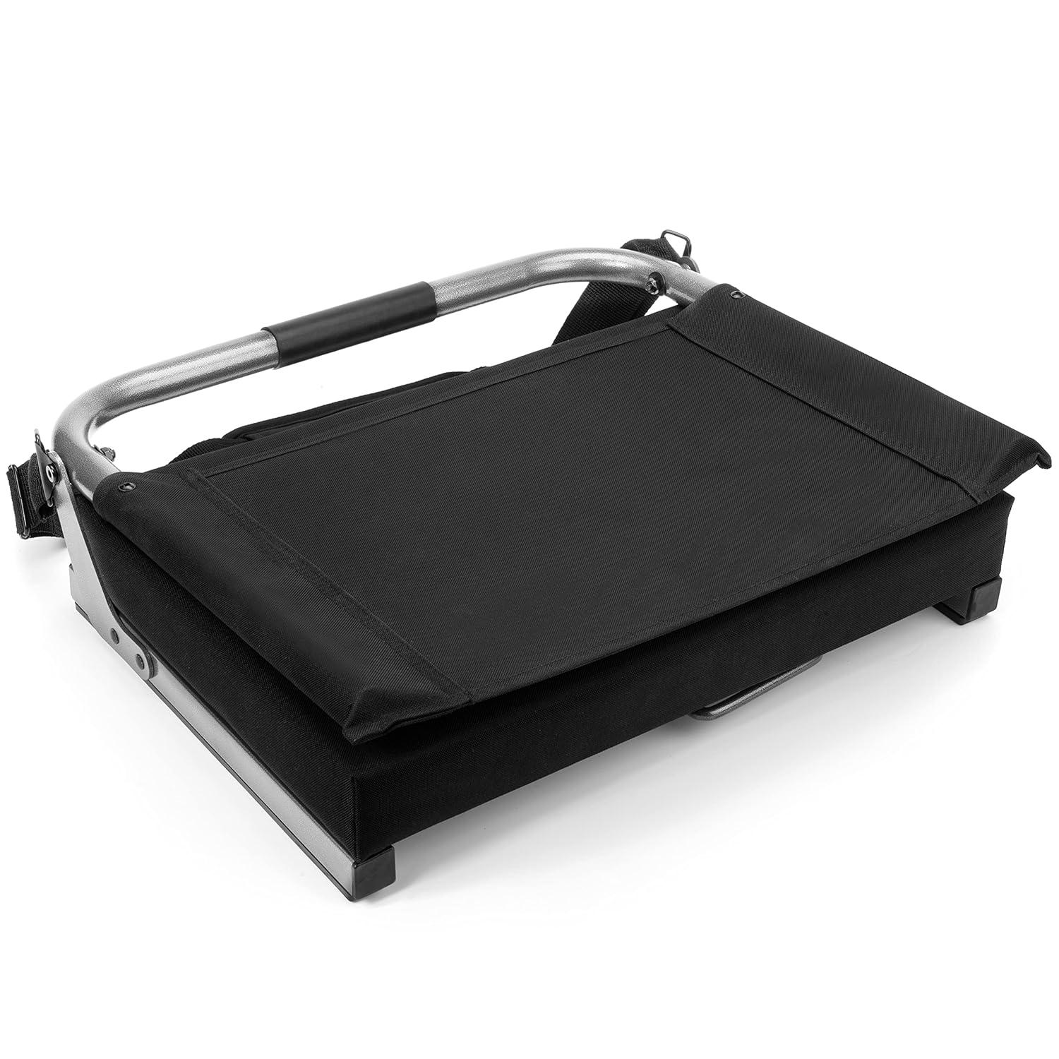 Cascade Mountain Tech Ultra-Padded Stadium Seat for Bleachers, Grey