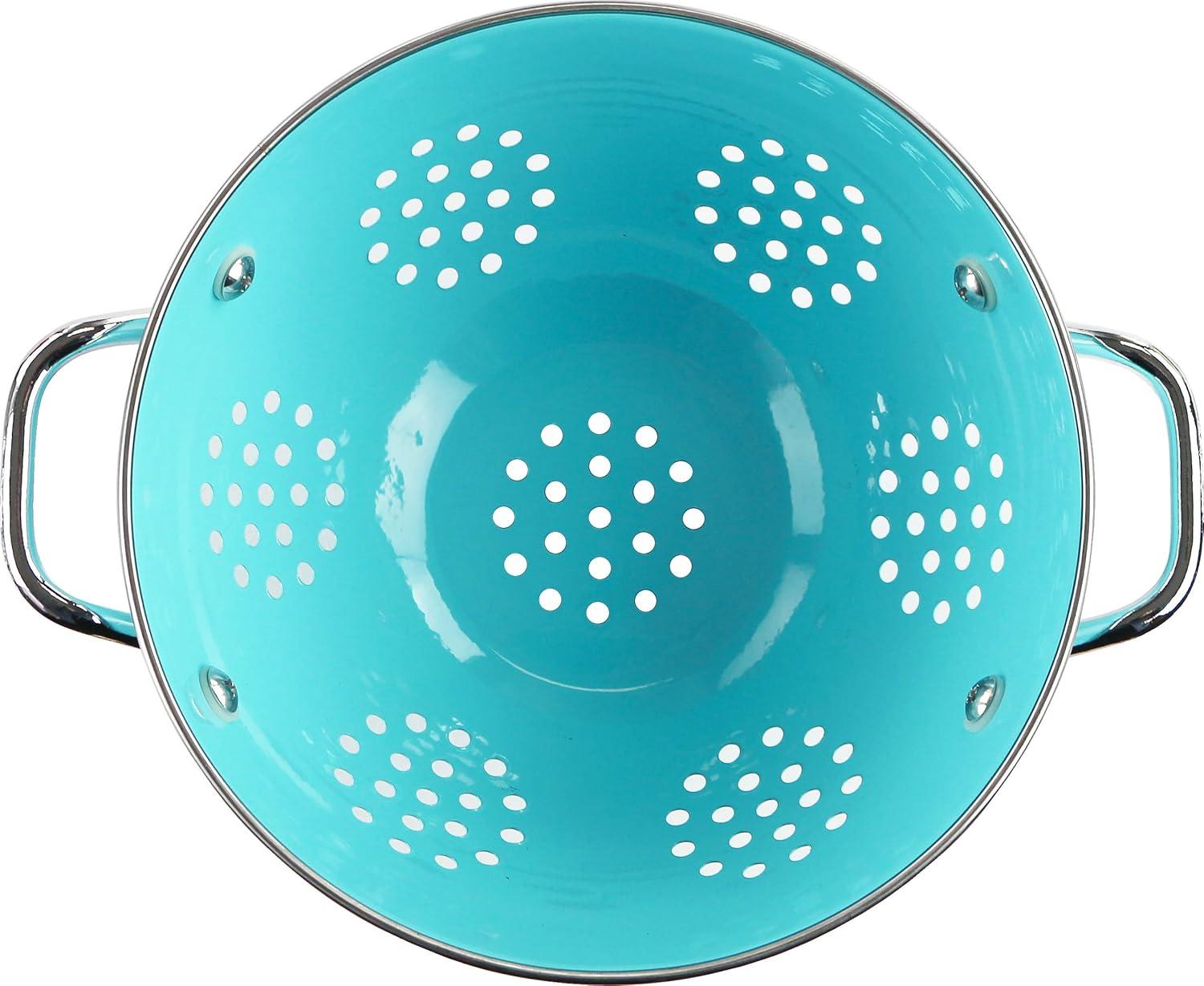 Calypso Basics 1.5qt Colander  Turquoise