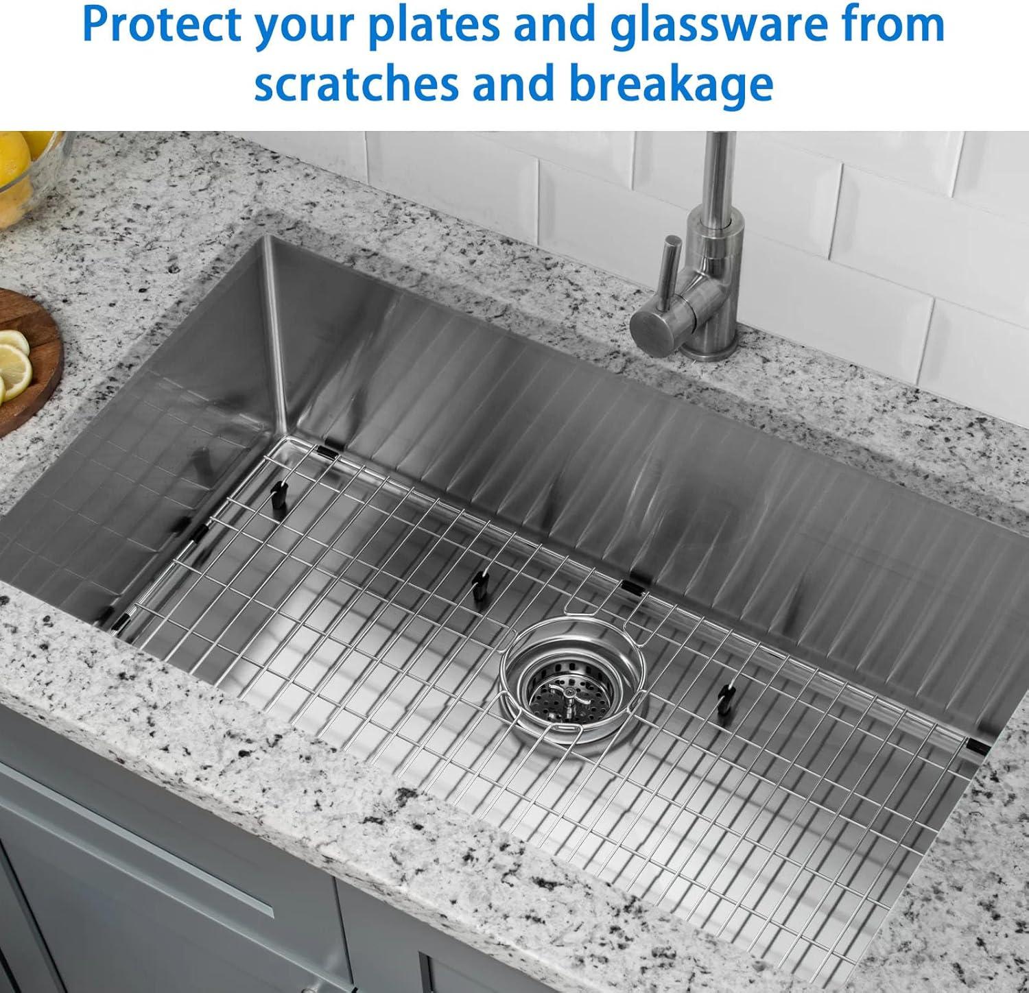 Elkay Crosstown Stainless Steel 26-3/8" x 14-3/8" x 1-1/4" Bottom Grid