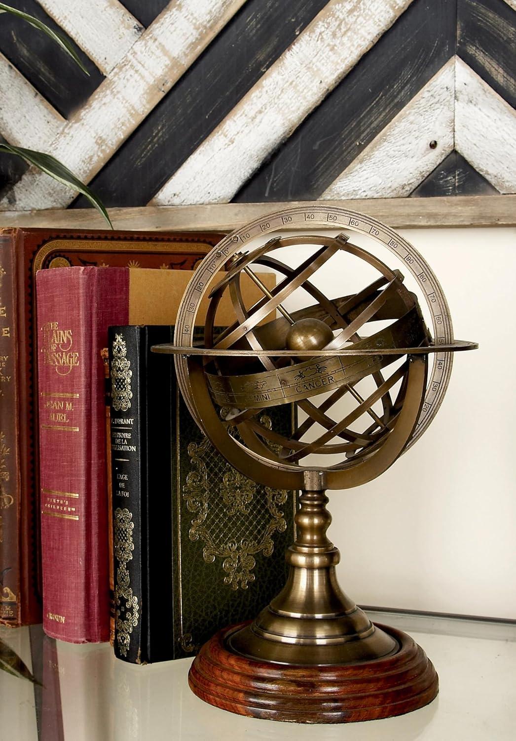 Thor Brass Globe Armillary Unique Table Decor