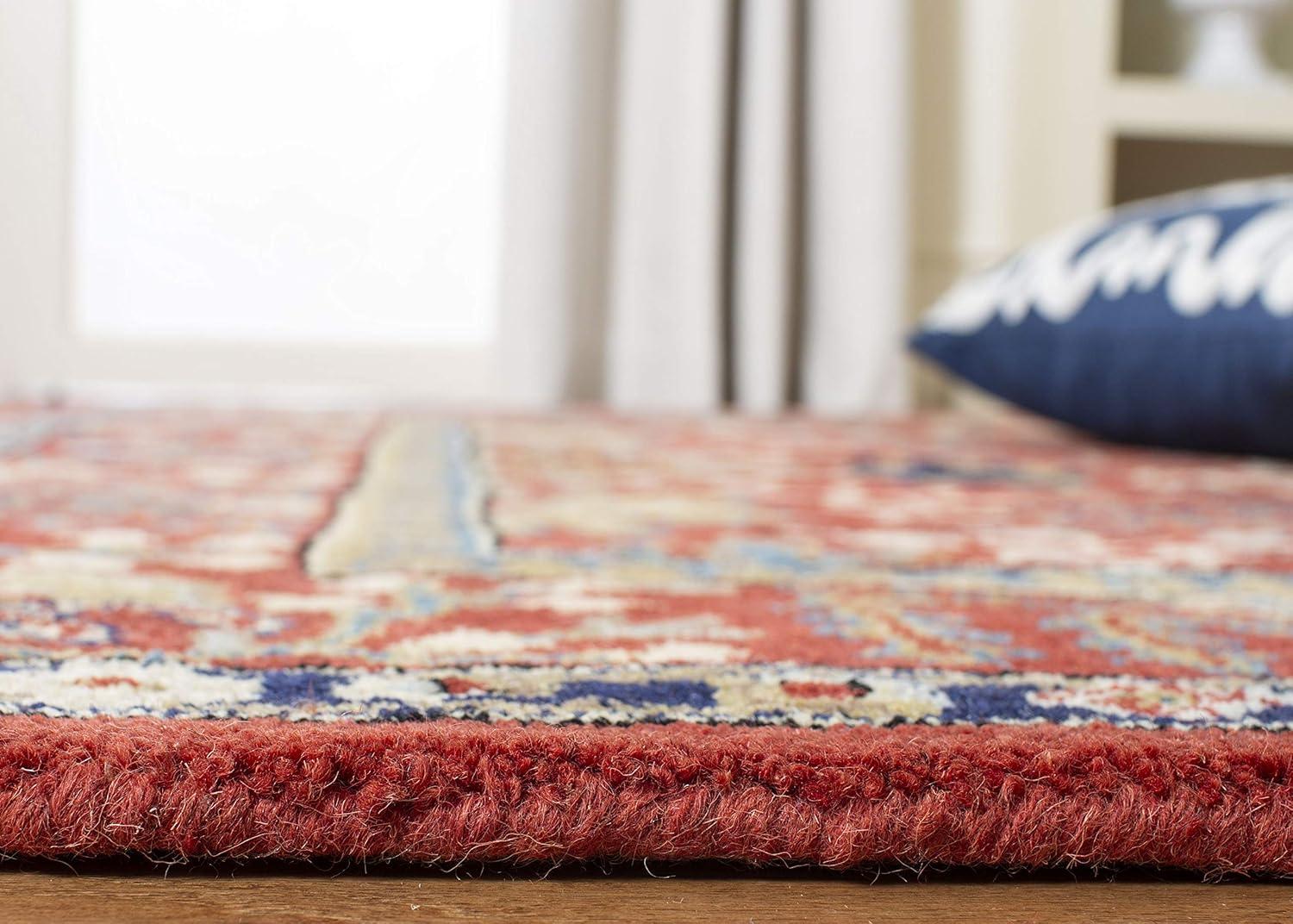 SAFAVIEH Antiquity Caelestinus Oriental Wool Area Rug, Red/Multi, 9' x 12'