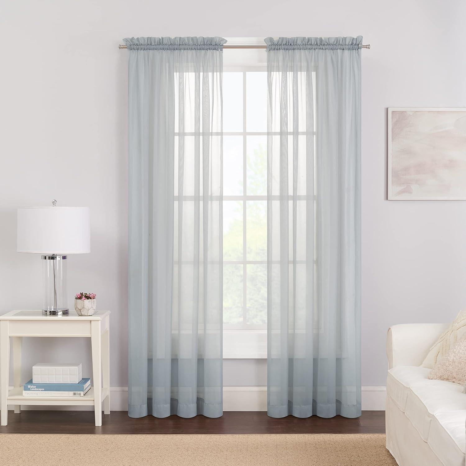 Pairs to Go Victoria Voile Curtain Panel Pair