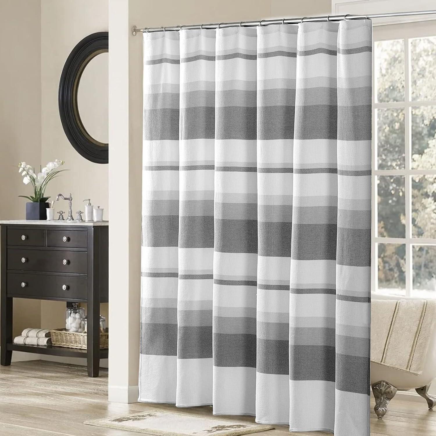 Striped Single Shower Curtain