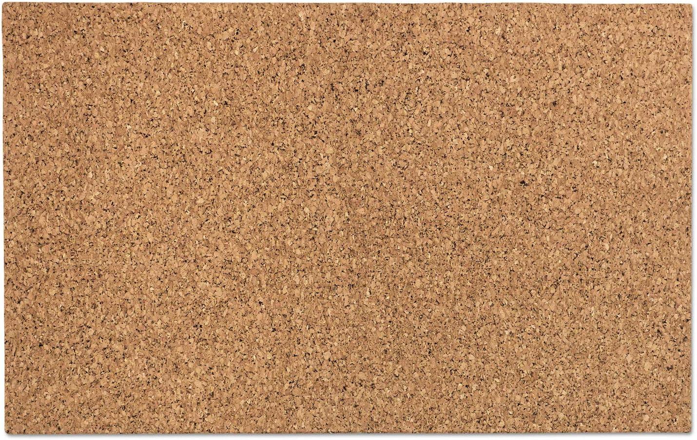 Iceberg iDesign Frameless Cork Bulletin Board with Band, Home or Work Office Accessories, 24” W x 38” L x 1.56” H