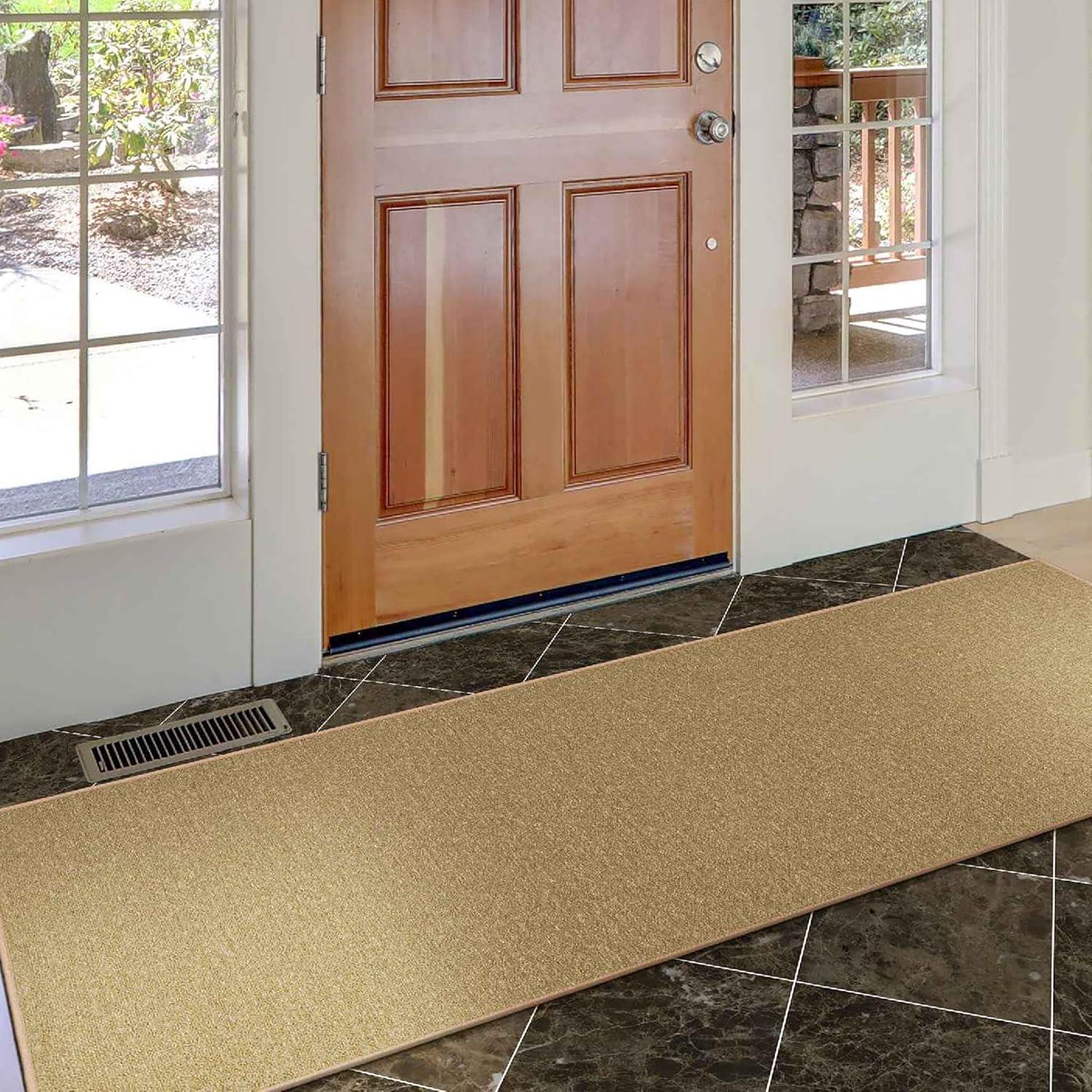 Machine Washable Non-Slip Solid Kitchen Mat