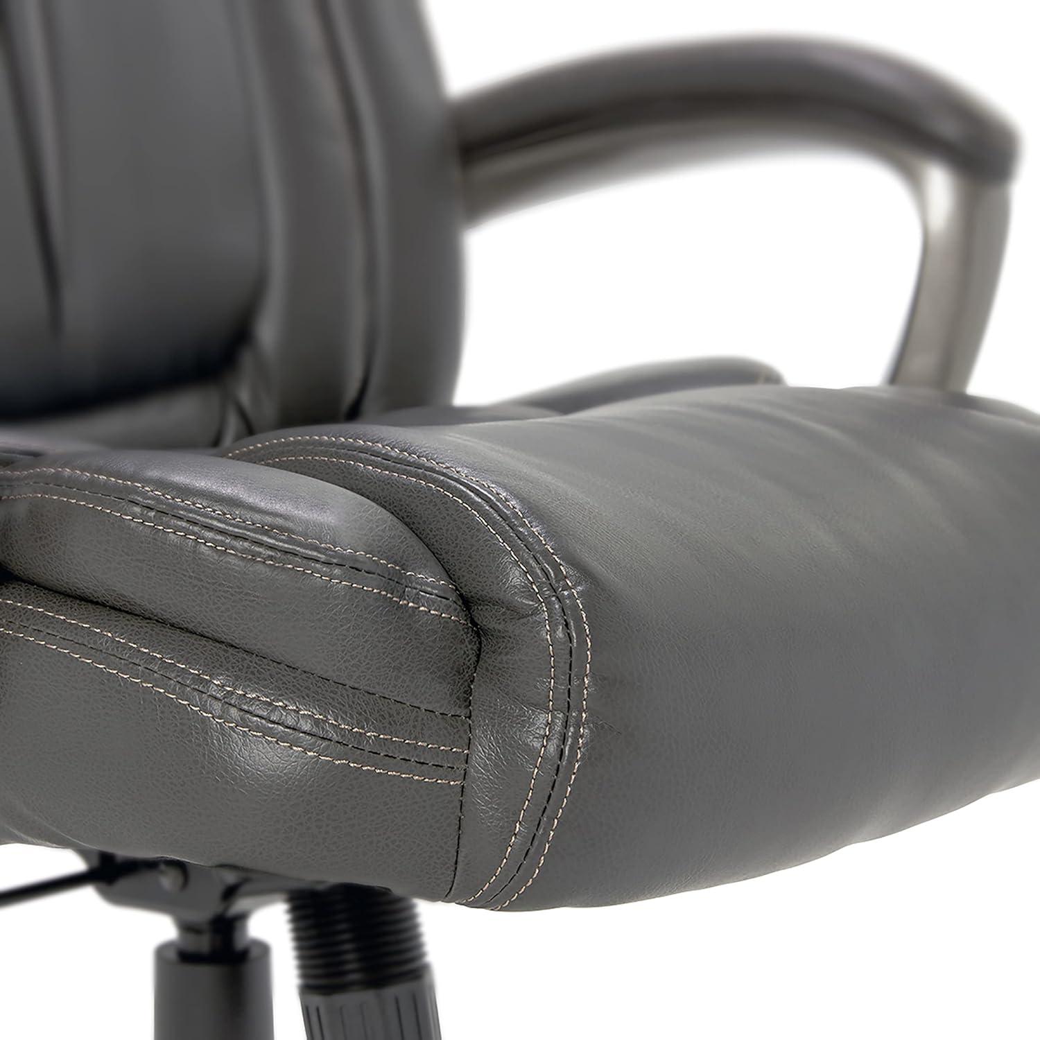 Serta Serta Garret Executive Office Chair, Ergonomic Lumbar Support, Semi-Plush Cushion, Body Pillows