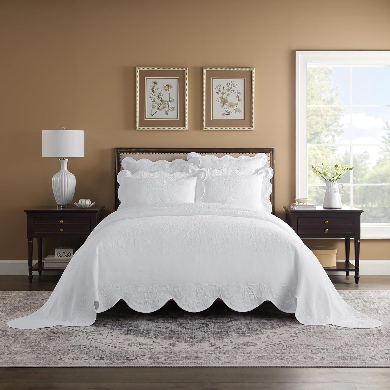 Historic Charleston Historic Charleston Charleston Estate Bedspread, Floral Bedding