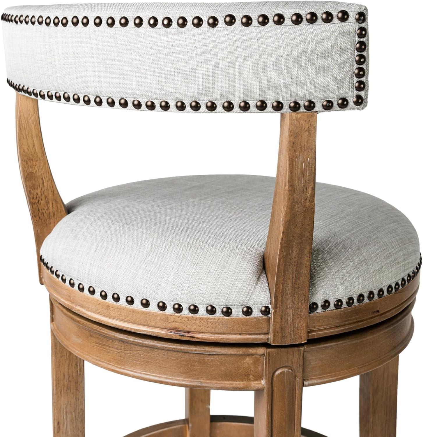 Maven Lane Maven Lane Alexander Stool with Fabric Upholstery