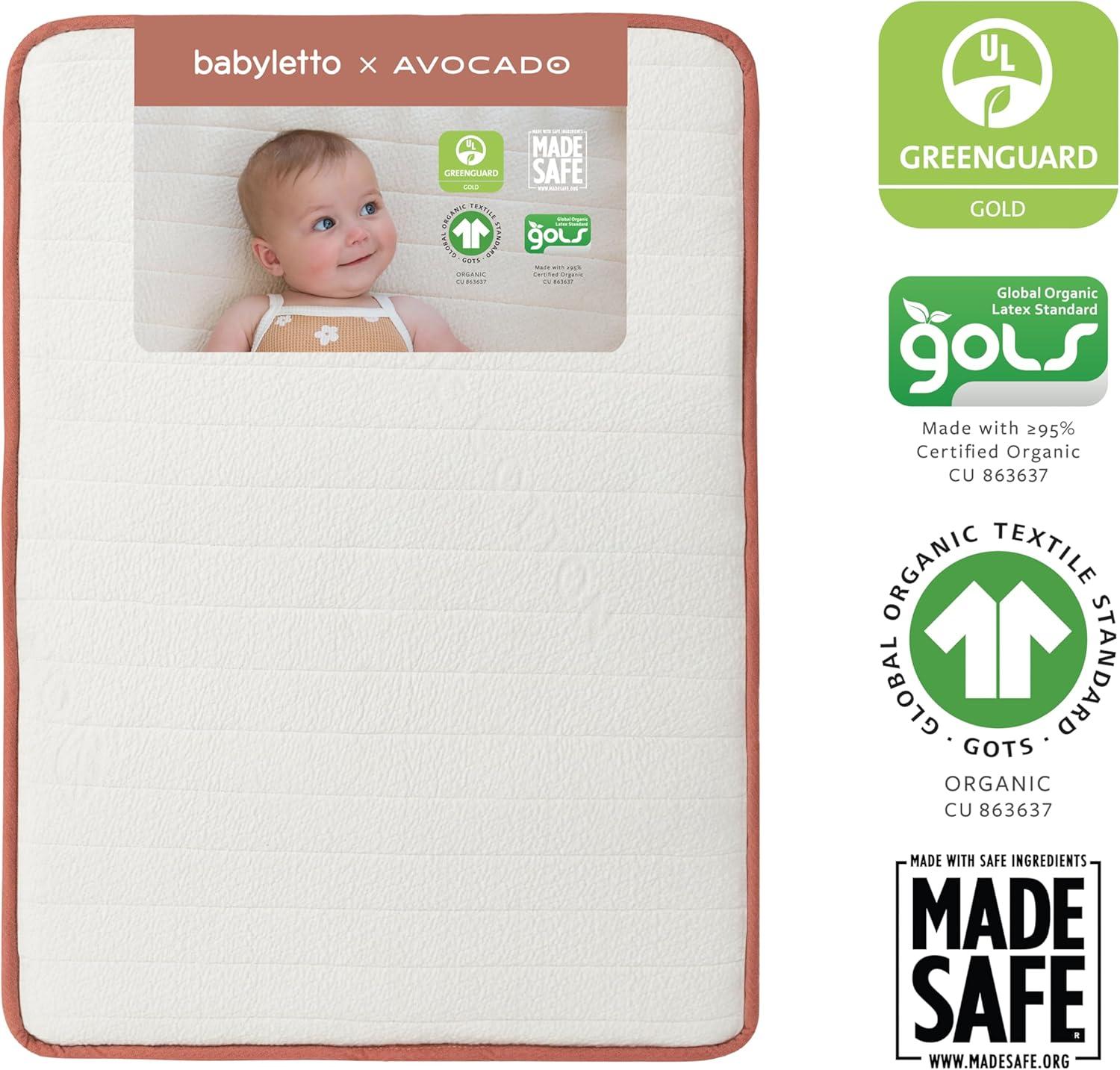 Babyletto x Avocado Organic Mini Crib Mattress