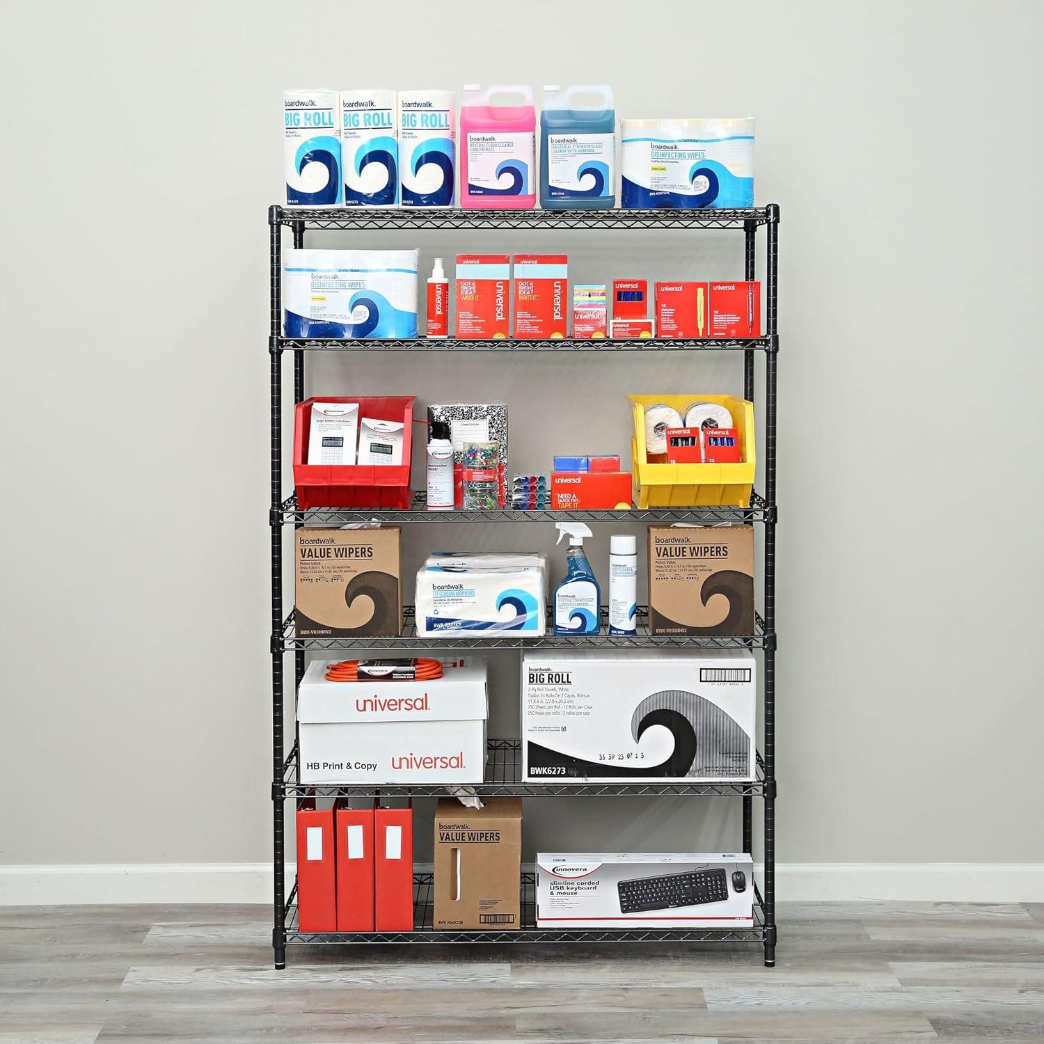 Alera® 48'' W Steel Shelving Unit