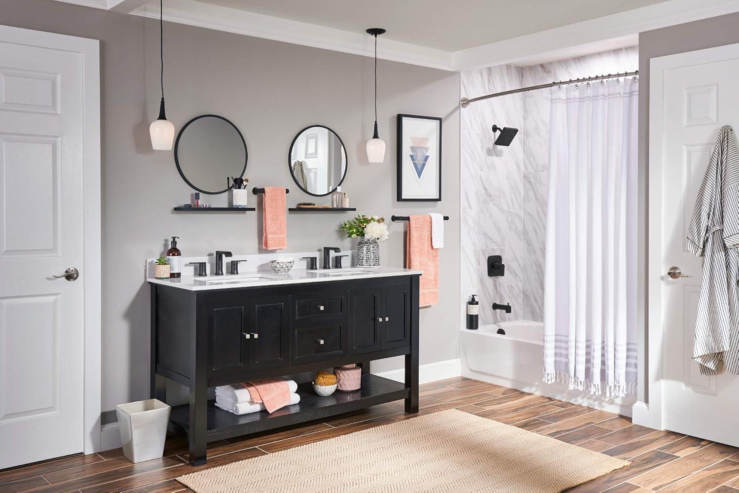 Genta LX Two-Handle Widespread Bathroom Faucet Trim Kit, Valve Required